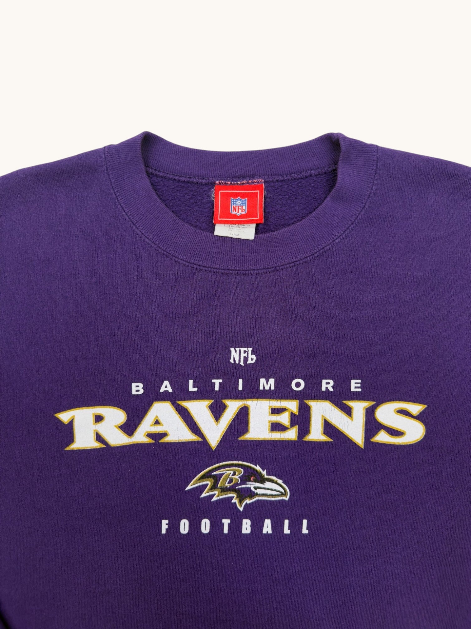 00s NFL Ravens Crewneck - L