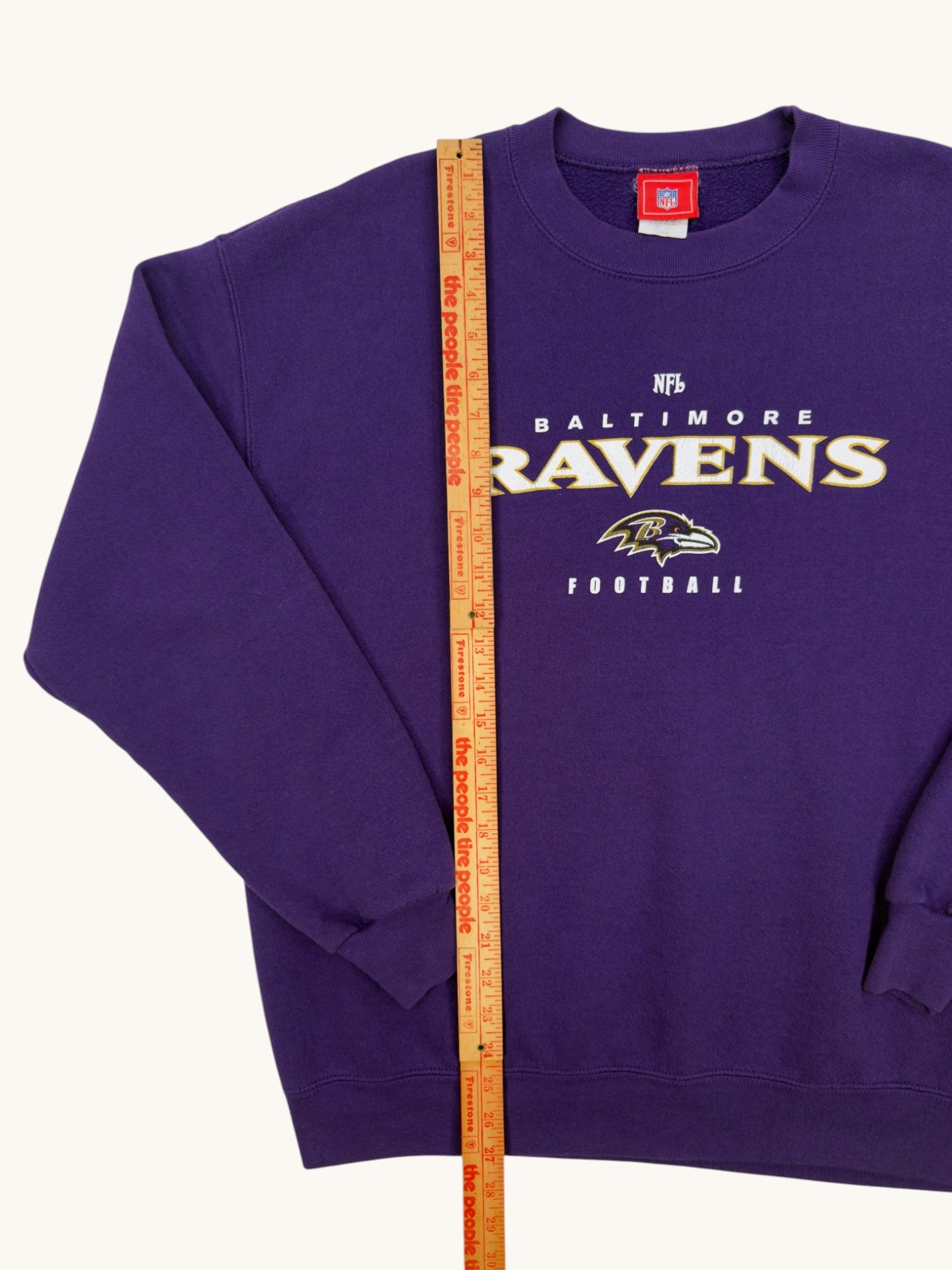 00s NFL Ravens Crewneck - L