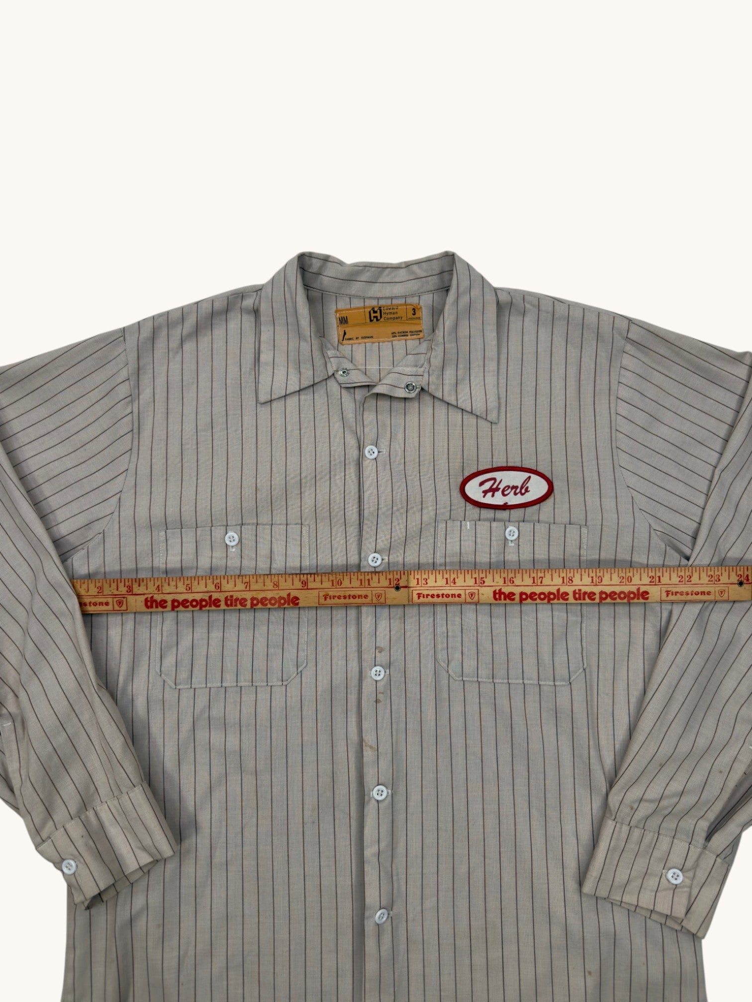 60s Edward Hyman Company Herb Button Up - M