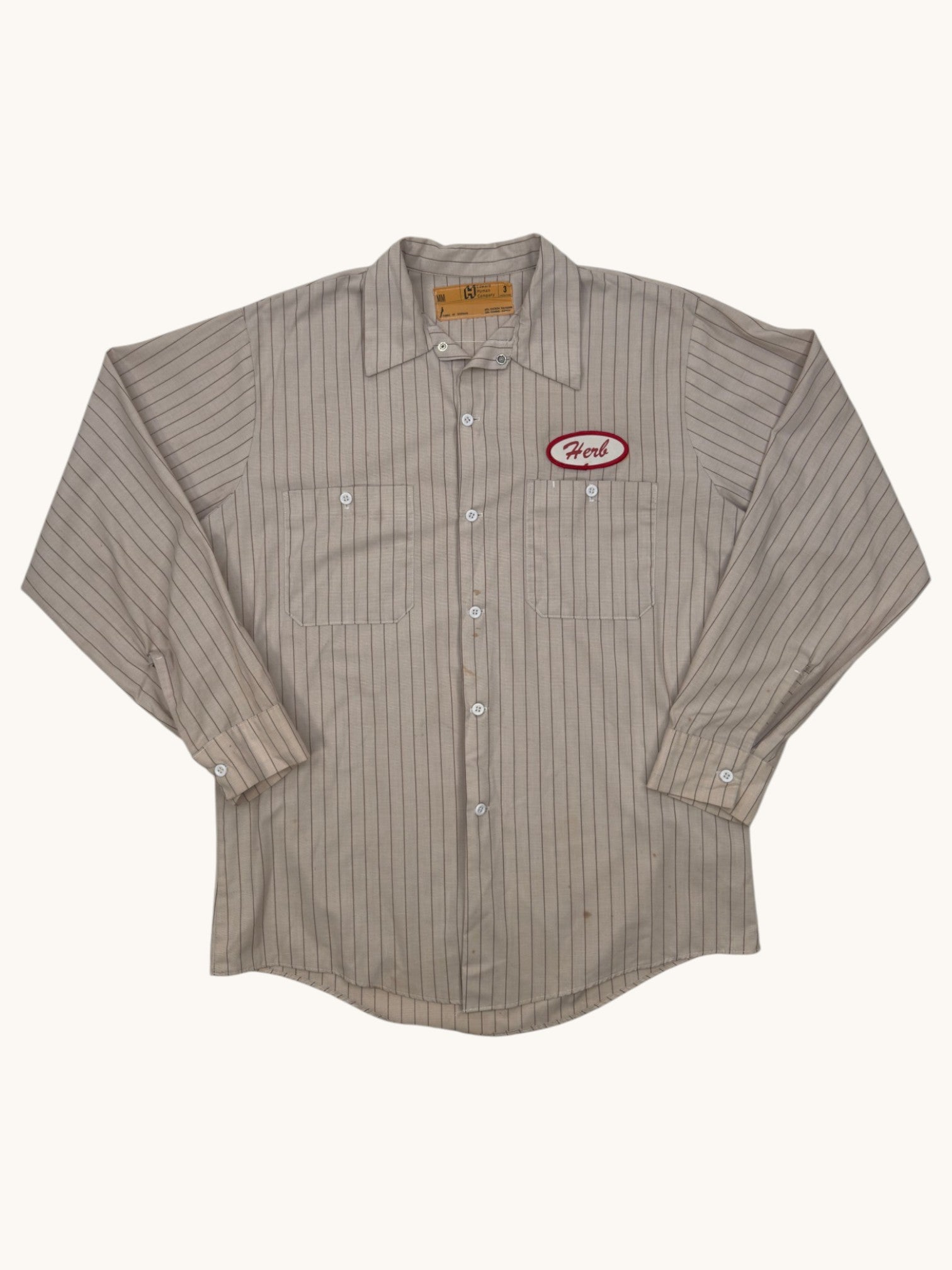 60s Edward Hyman Company Herb Button Up - M