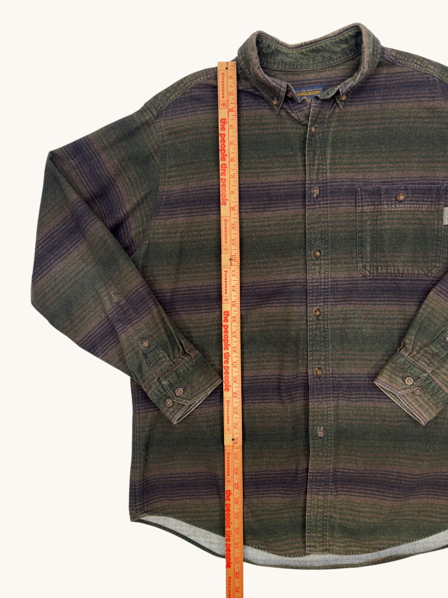 90s Woolrich Button Up - XL