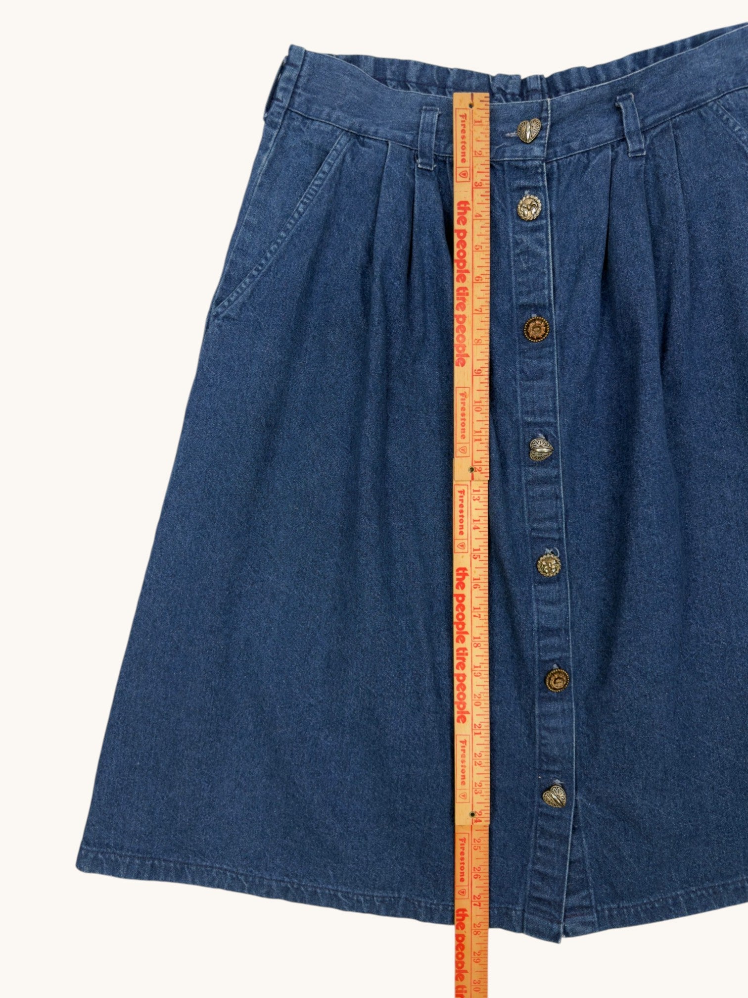 90s Cherokee Denim Skirt - 16