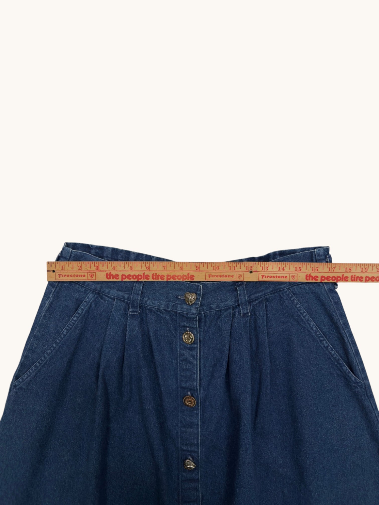 90s Cherokee Denim Skirt - 16