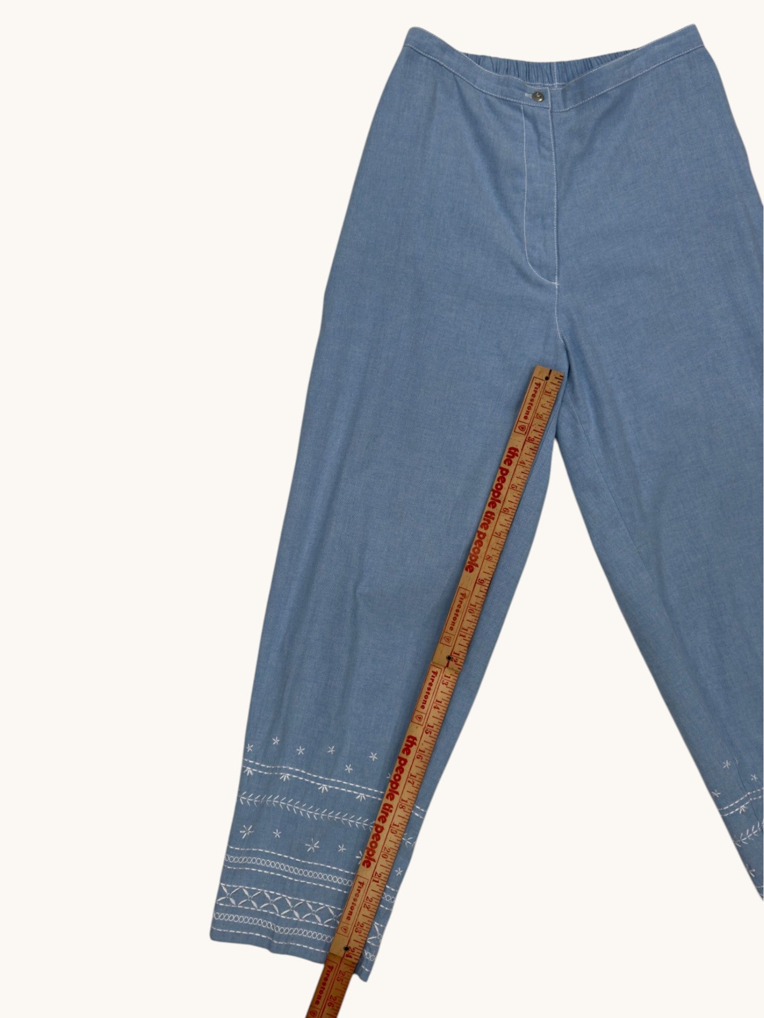 90s Blast Stitched Pants - M