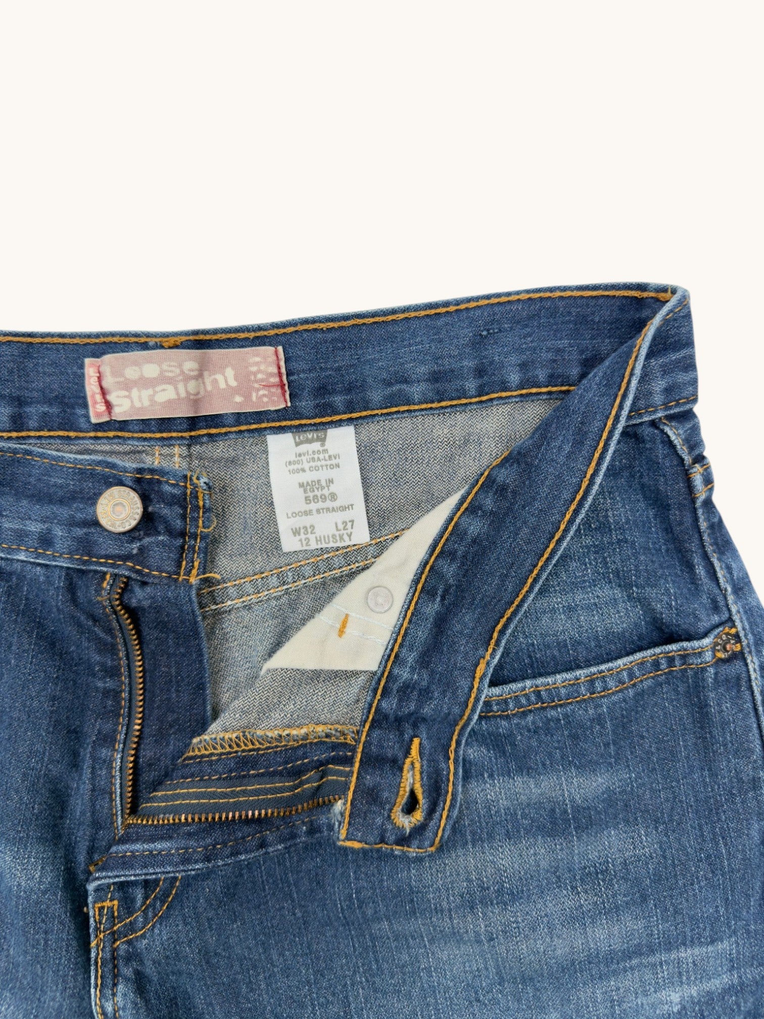 00s Levi's 559 Loose Straight Cutoffs - 32