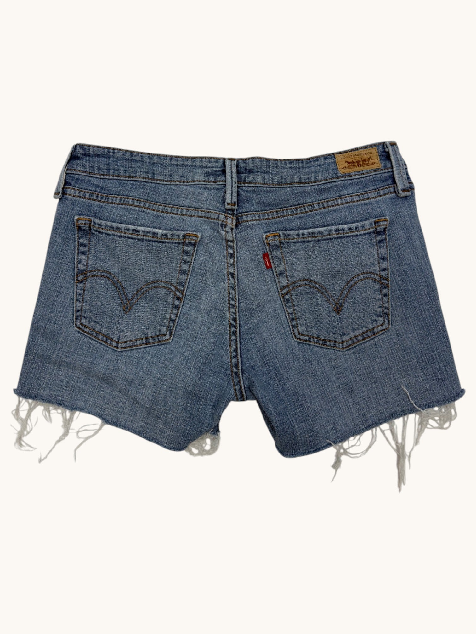 00s Levi's 545 Low Bootcut Cutoffs - 8