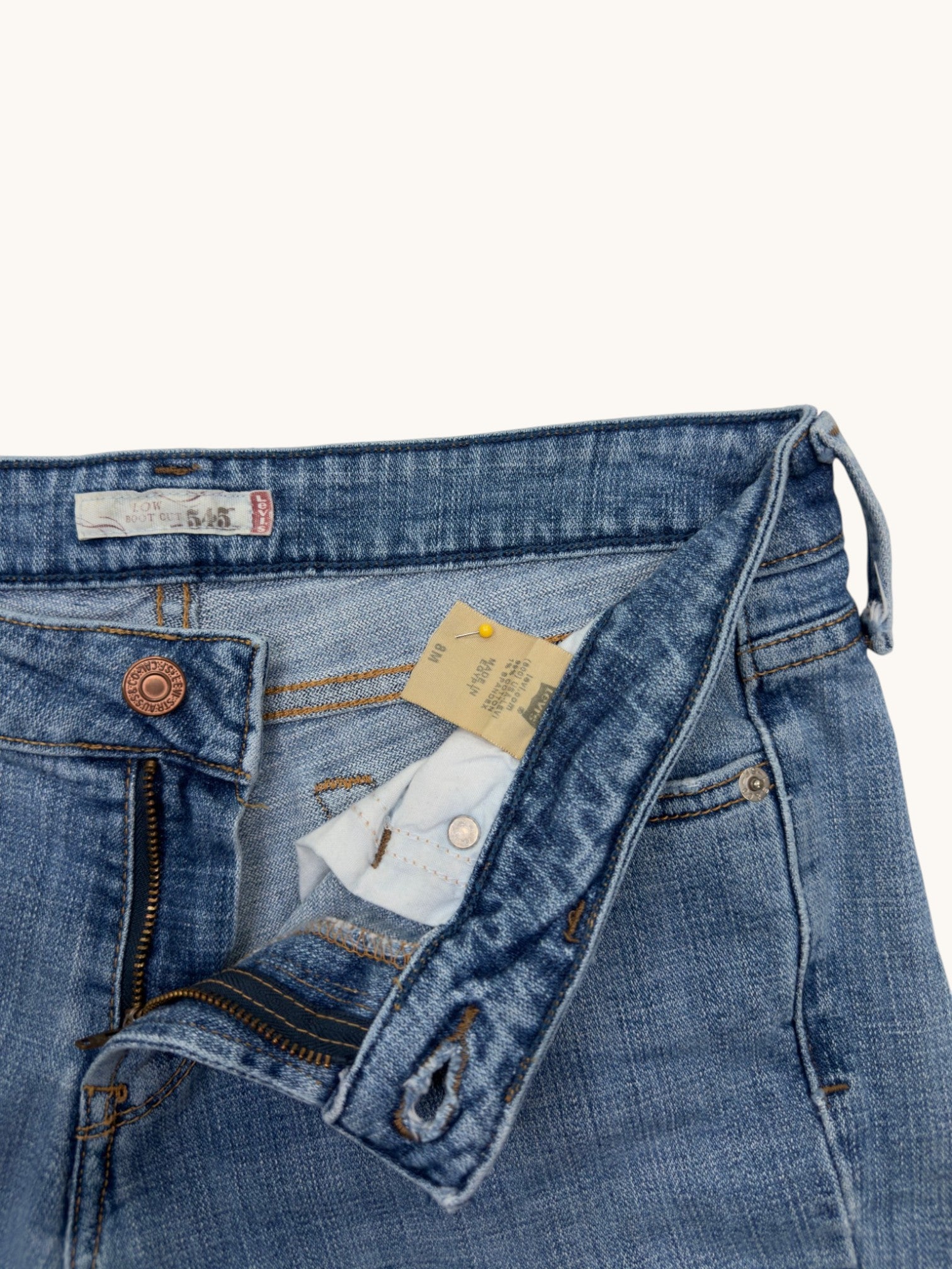 00s Levi's 545 Low Bootcut Cutoffs - 8