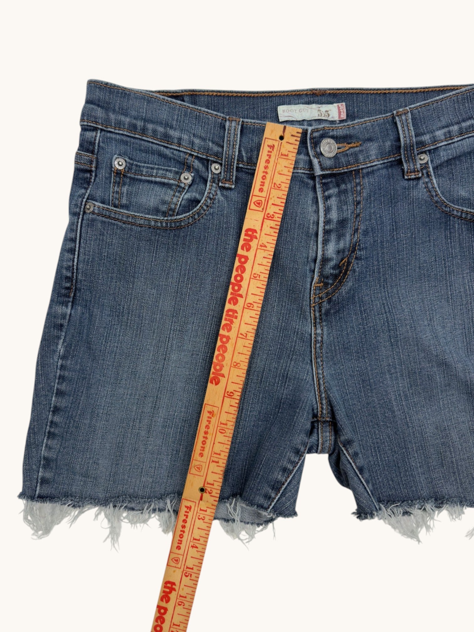 00s Levi's 515 Bootcut Cutoffs - 6