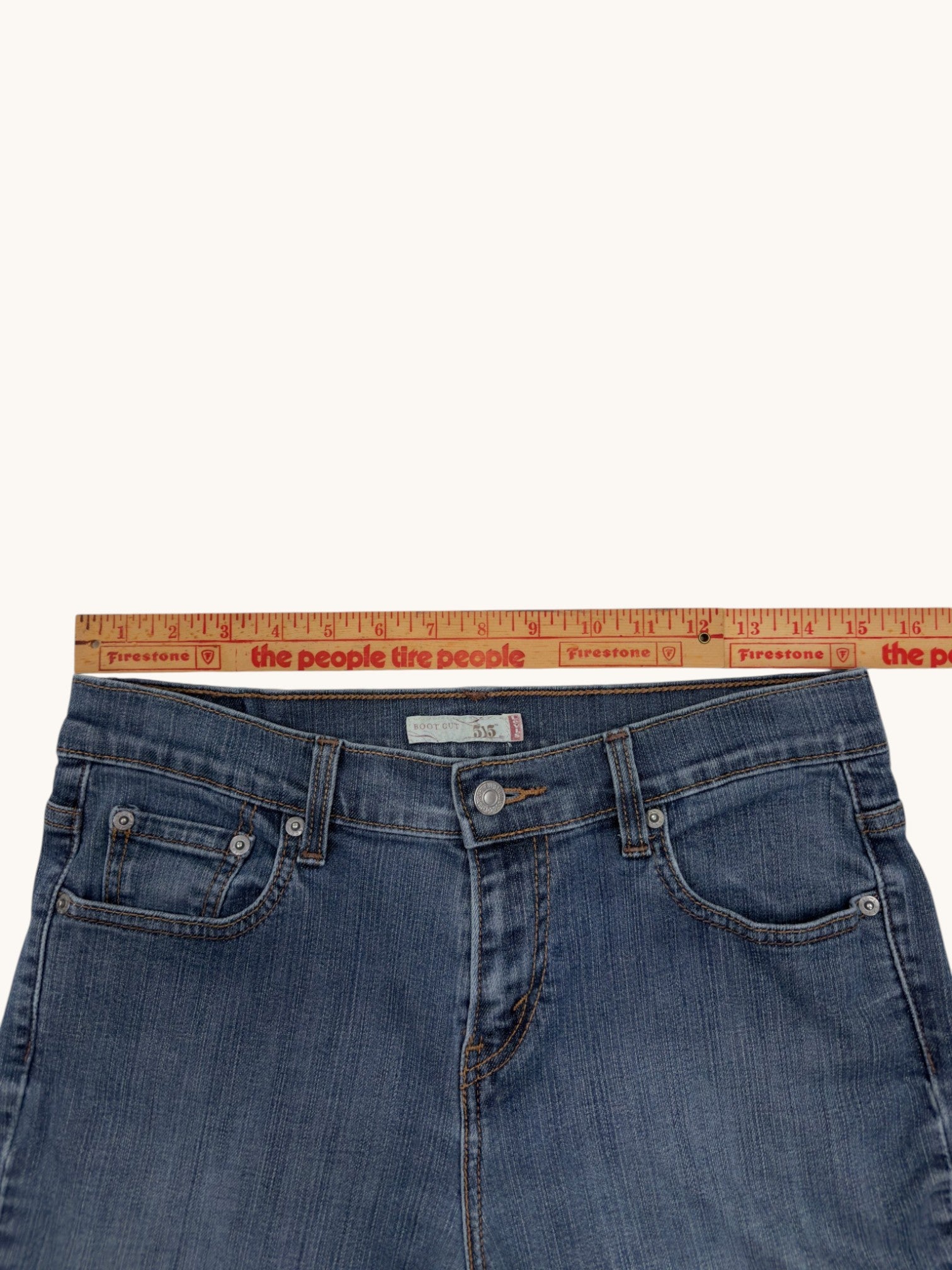 00s Levi's 515 Bootcut Cutoffs - 6