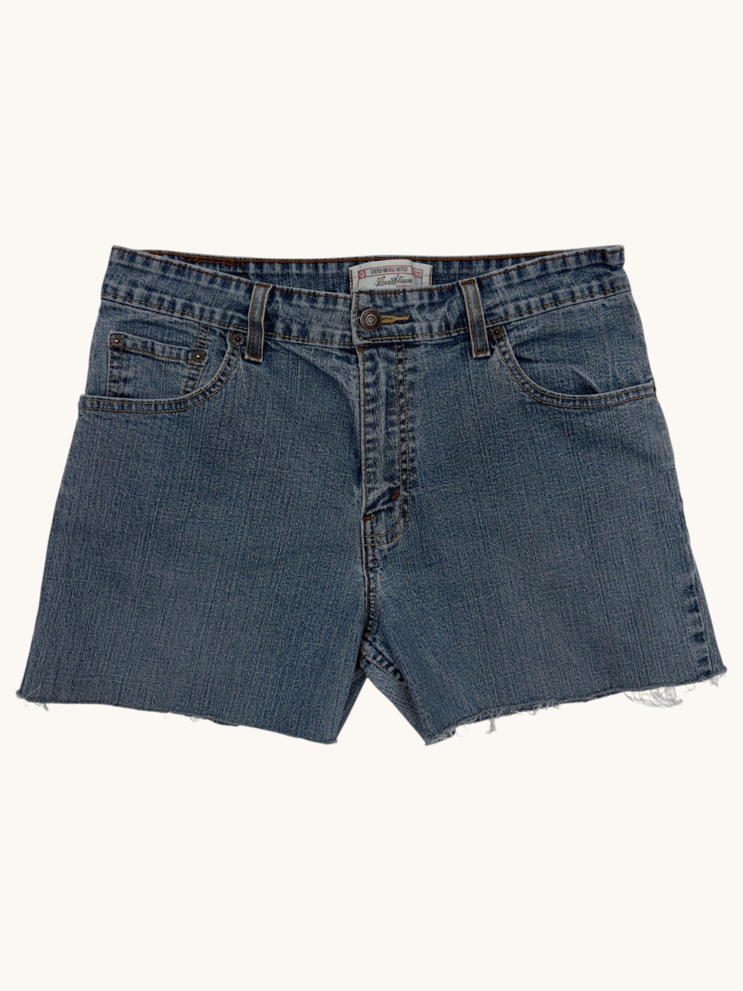 00s Levi's Mid Rise Bootcut Cutoffs - 10