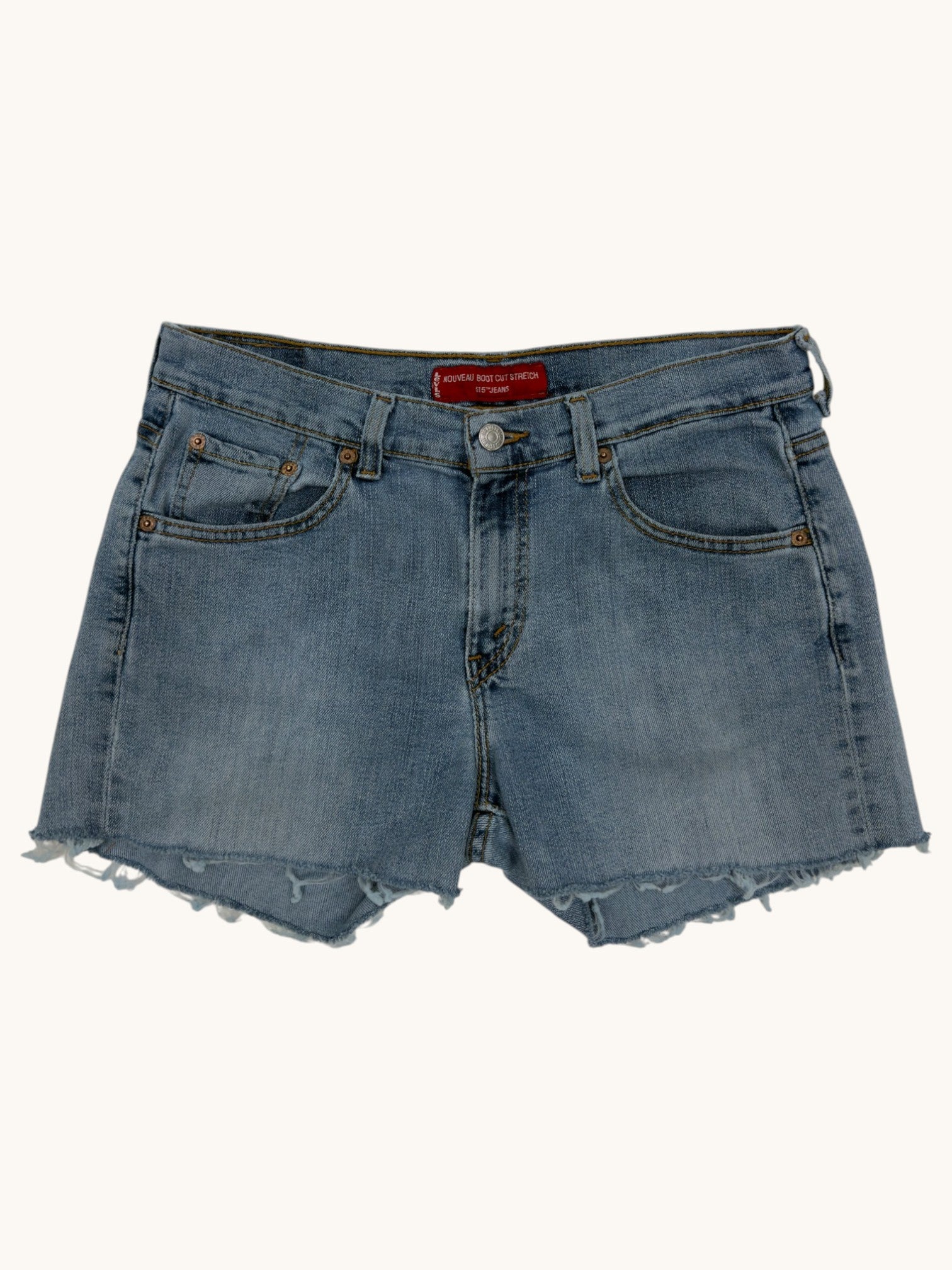 00s Levi's 515 Nouveau Bootcut Cutoffs - 8
