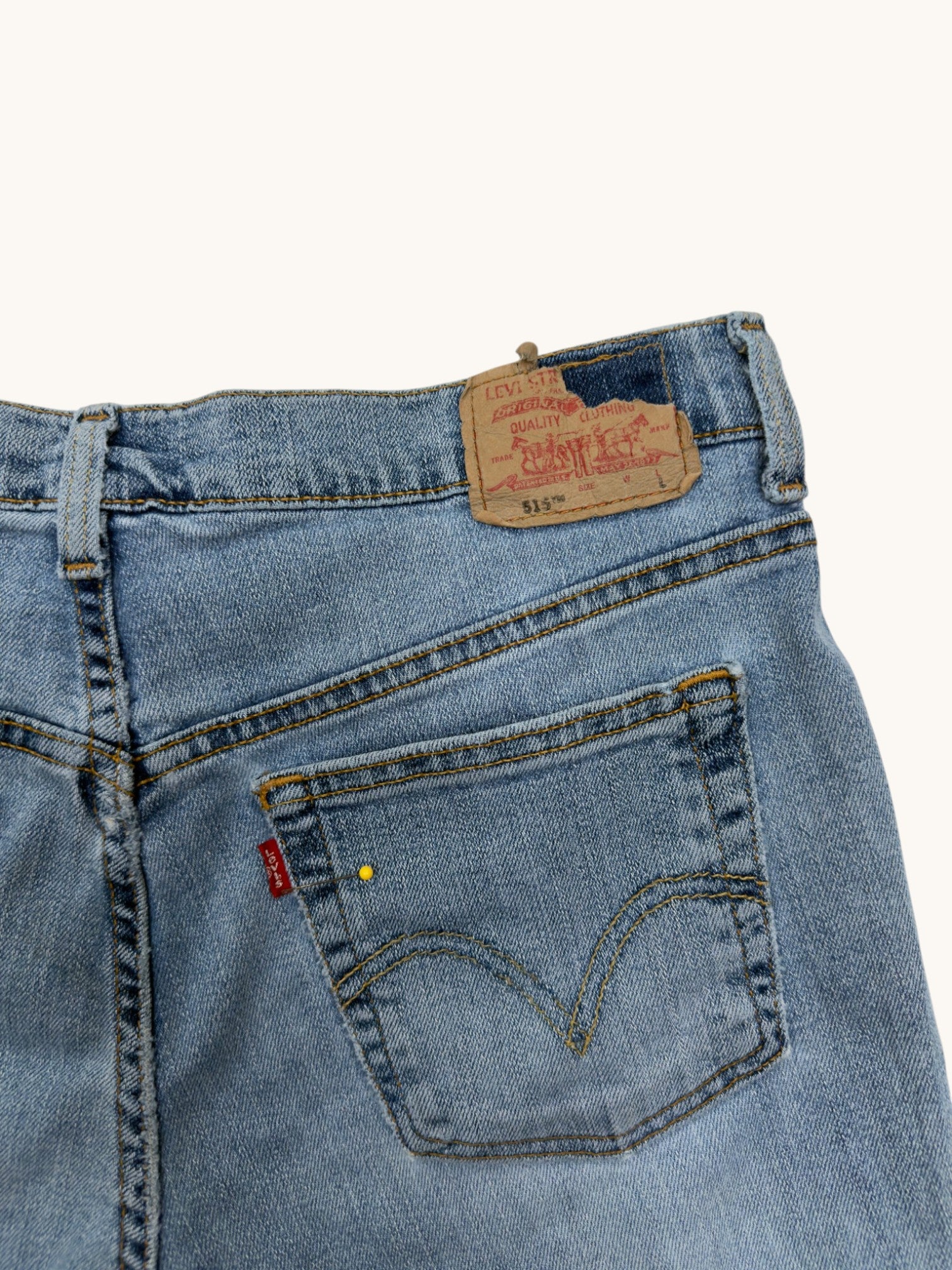 00s Levi's 515 Nouveau Bootcut Cutoffs - 8