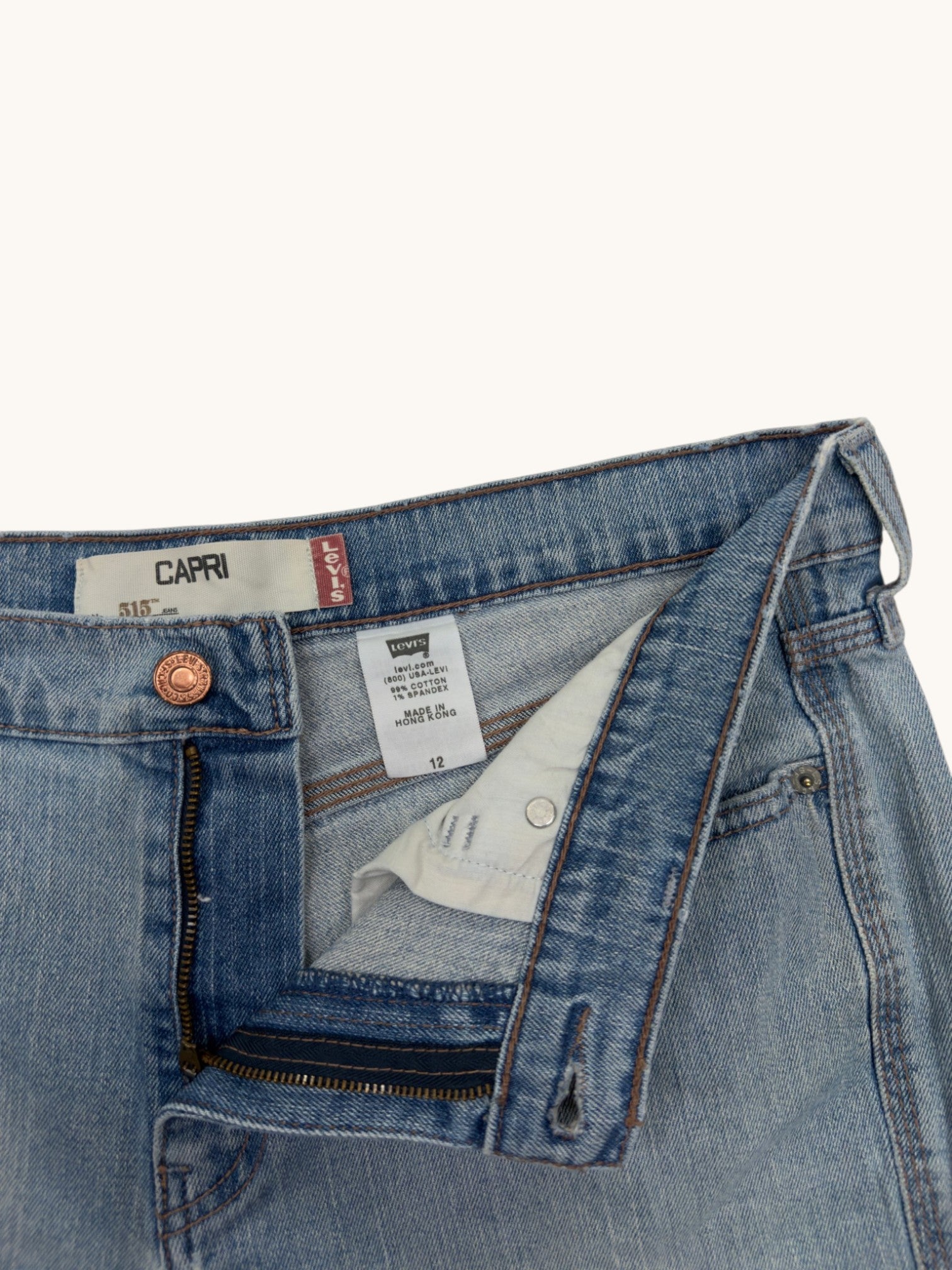 00s Levi's 515 Capri Cutoffs - 12