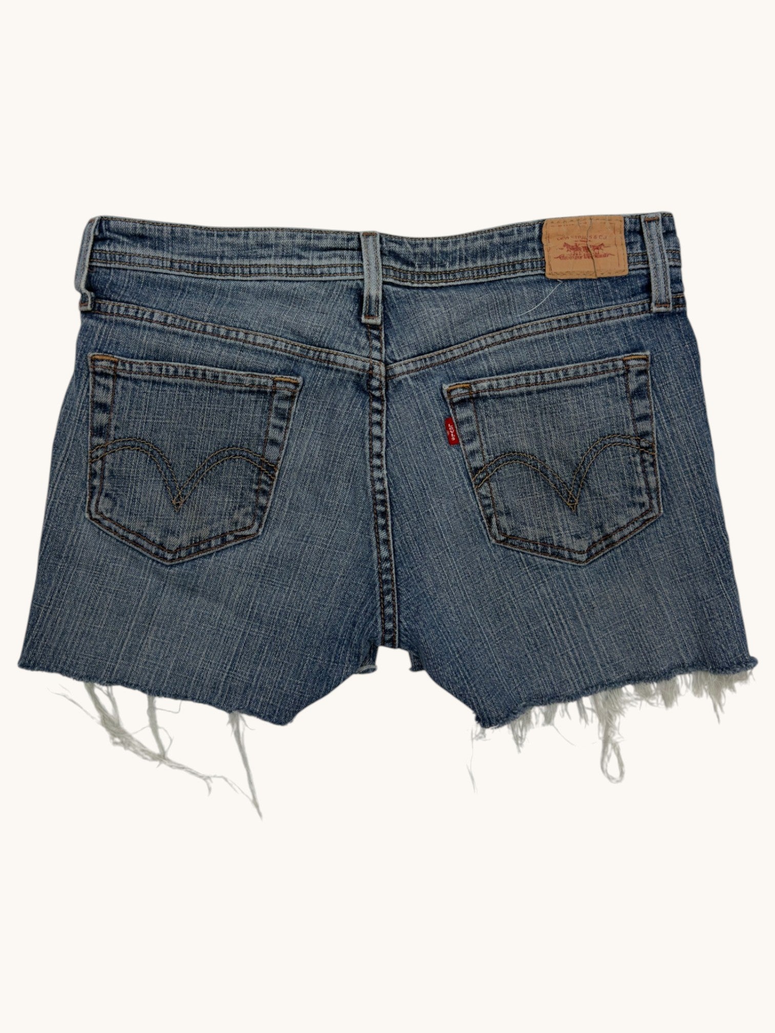 00s Levi's 518 Skinny Cutoffs - 9