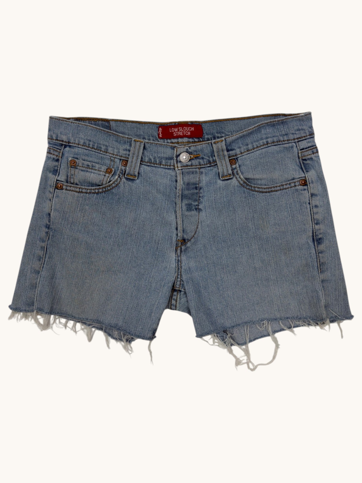 00s Levi's 515 Low Slouch Stretch Cutoffs - 9