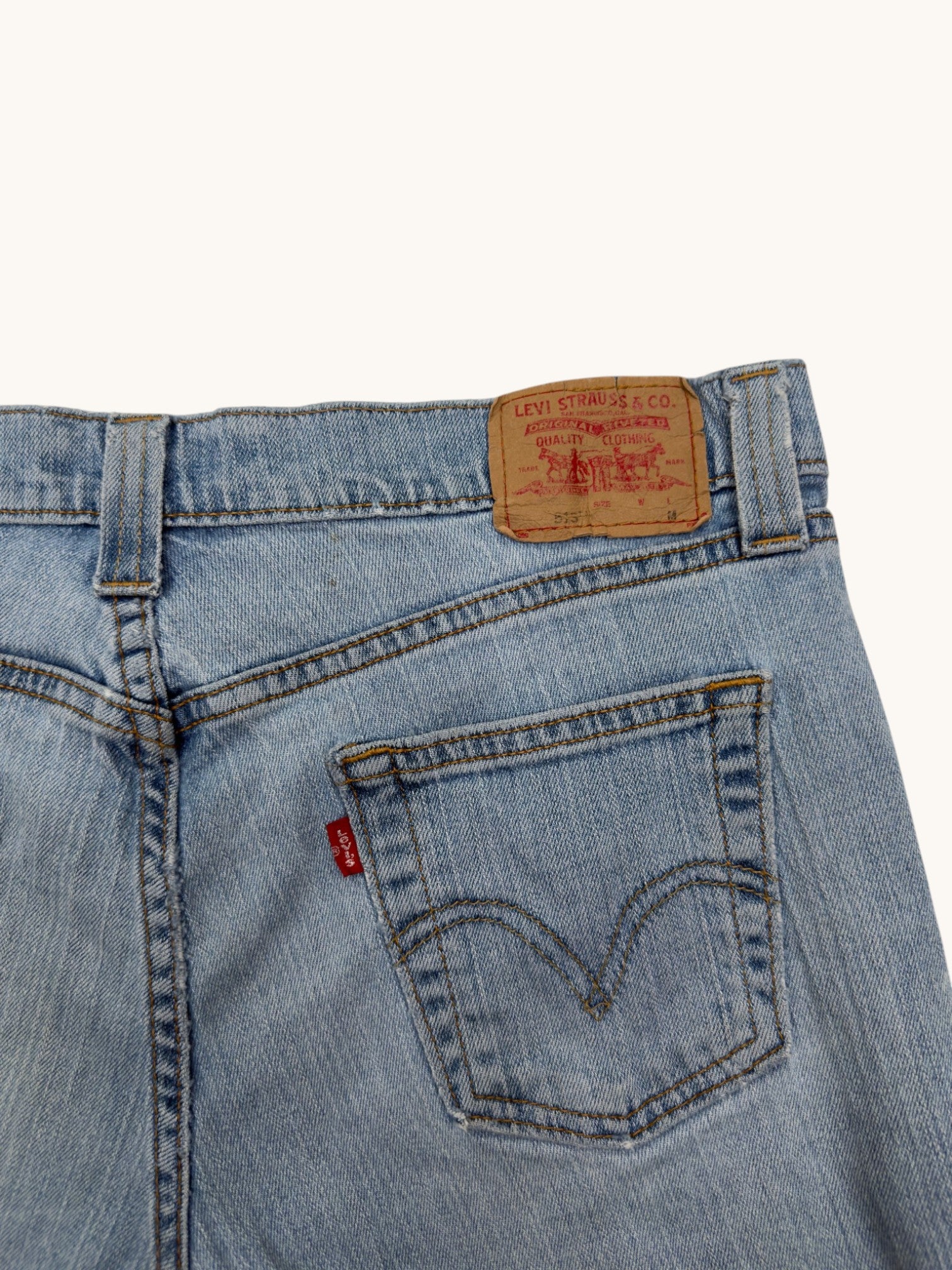00s Levi's 515 Low Slouch Stretch Cutoffs - 9