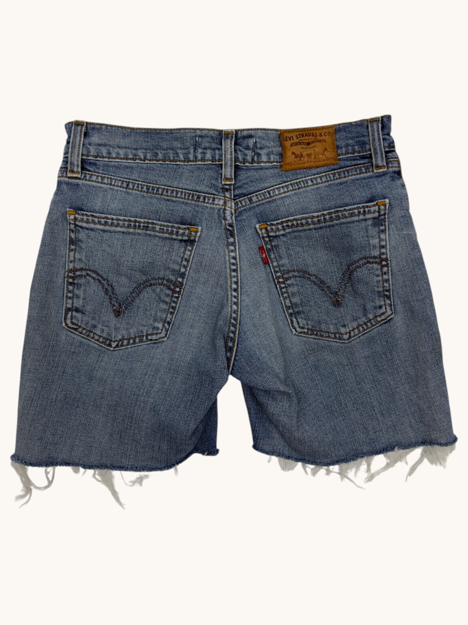 00s Levi's 10529 Bootcut Cutoffs - 27
