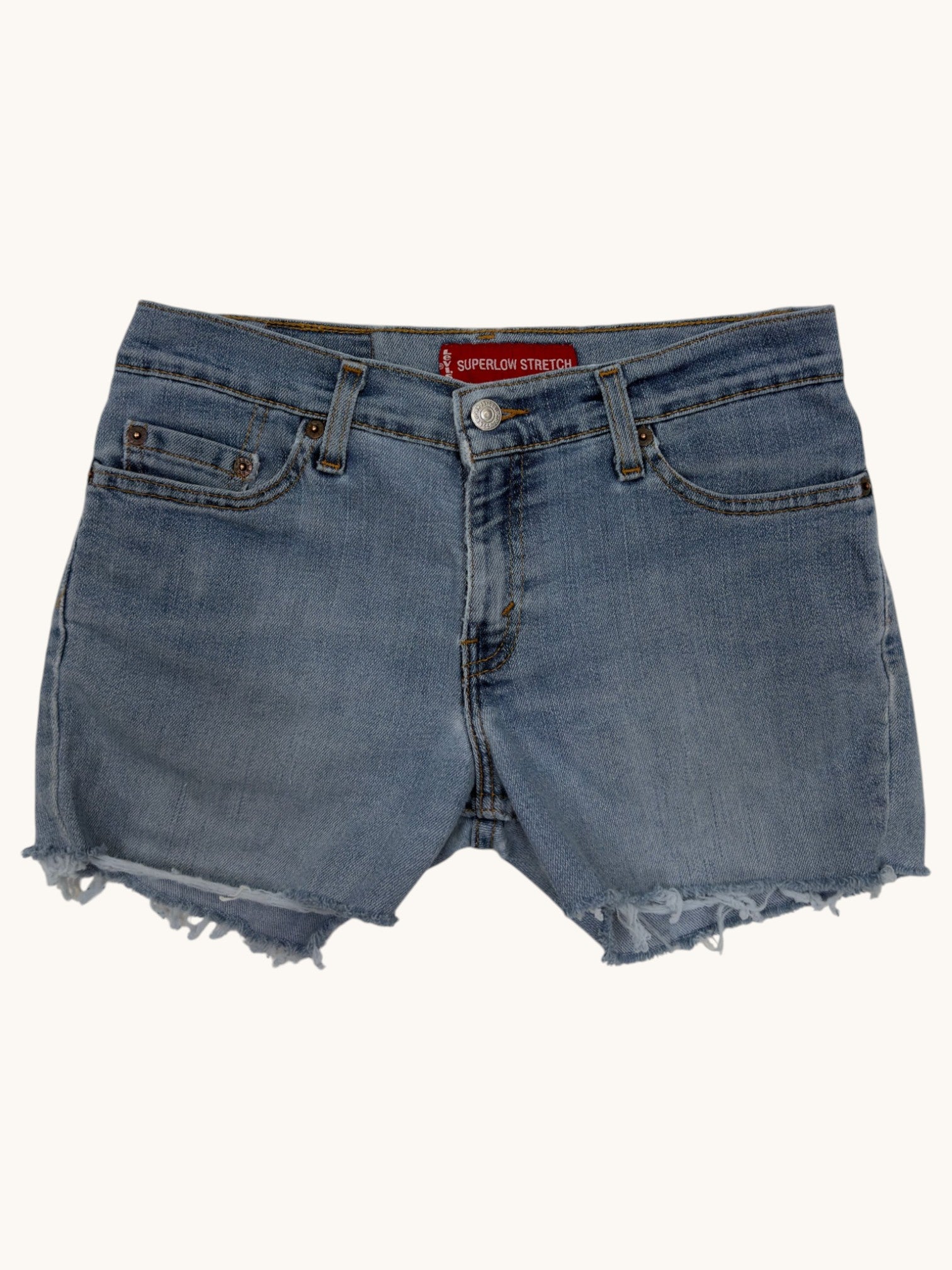 00s Levi's 518 Superlow Stretch Cutoffs - 5