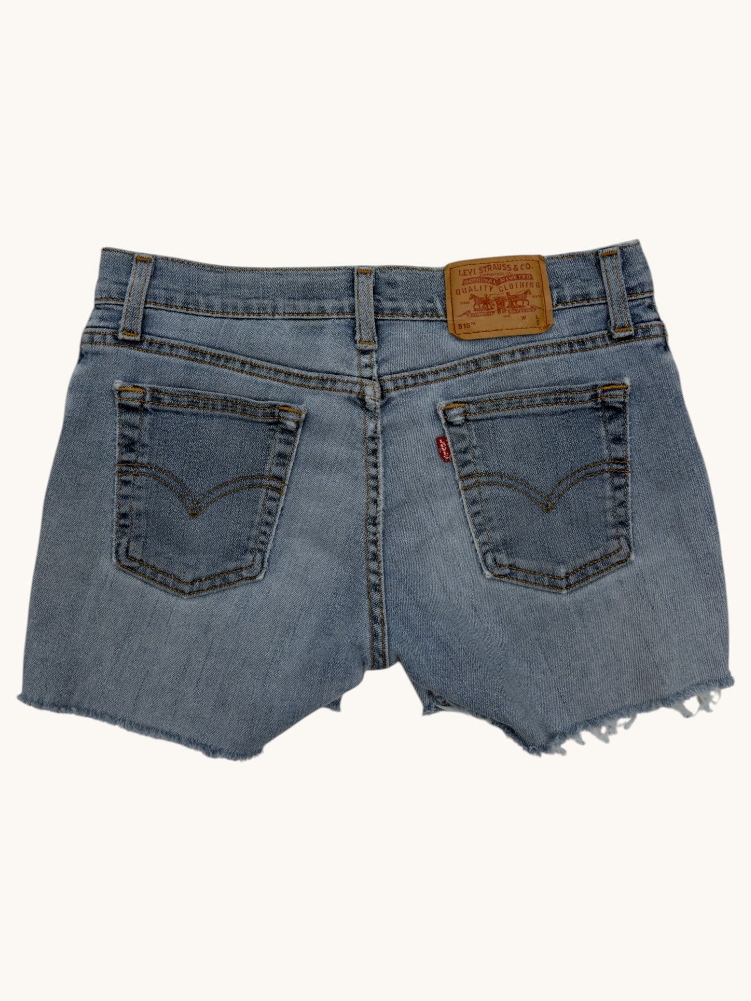 00s Levi's 518 Superlow Stretch Cutoffs - 5