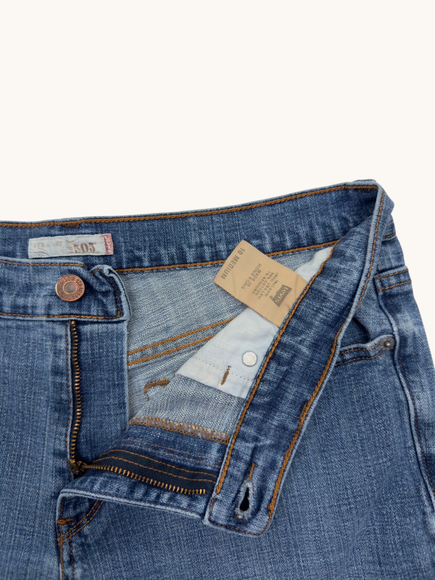 00s Levi's 505 Straight Leg Cutoffs - 10