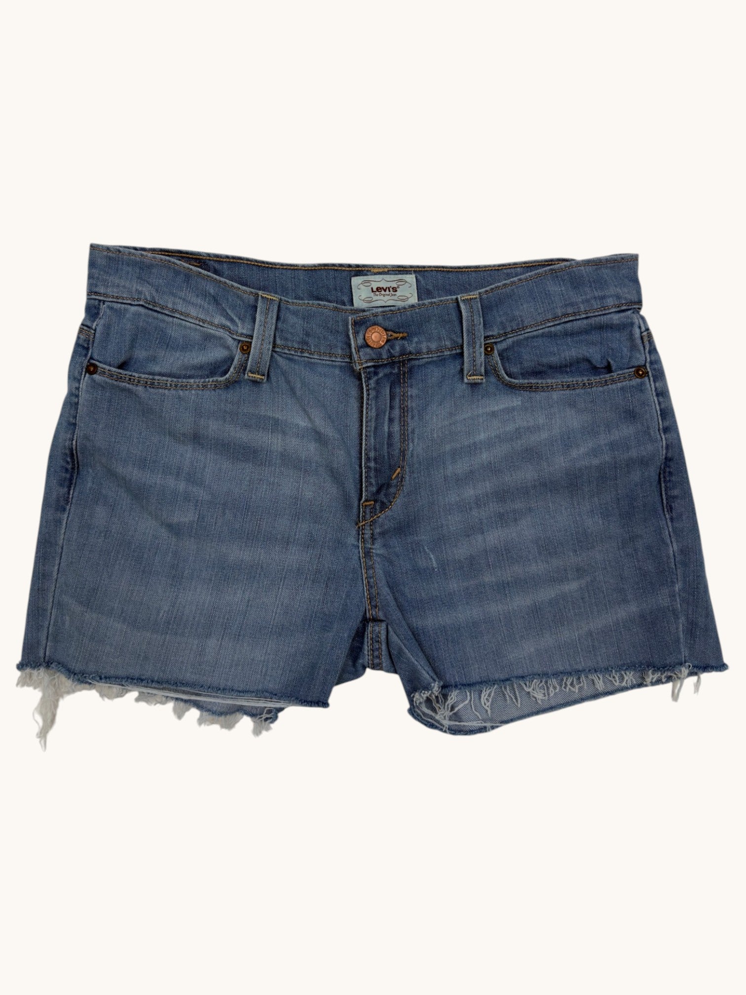 00s Levi's 544 Ultimate Lift Flare Cutoffs - 8