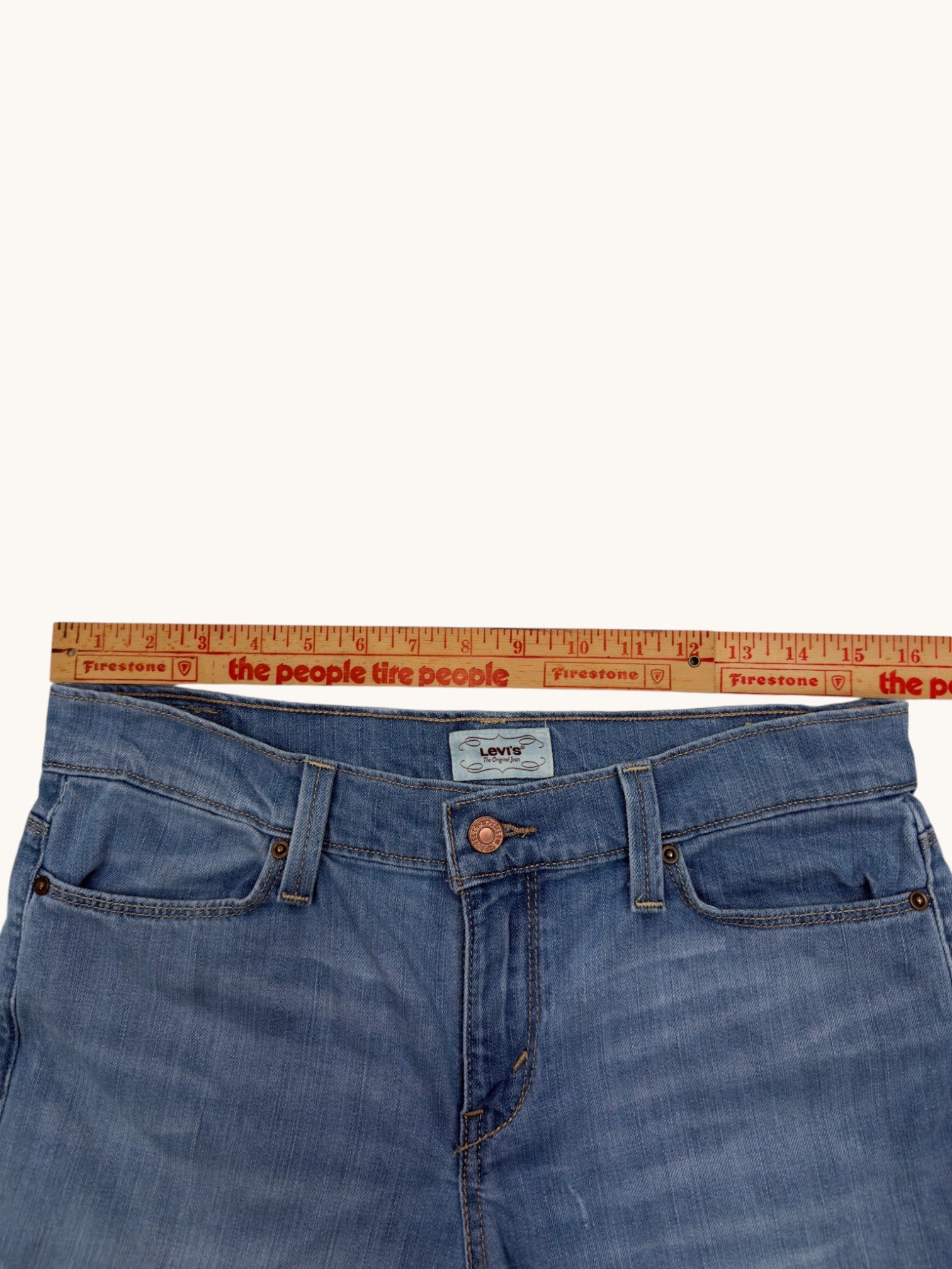 00s Levi's 544 Ultimate Lift Flare Cutoffs - 8