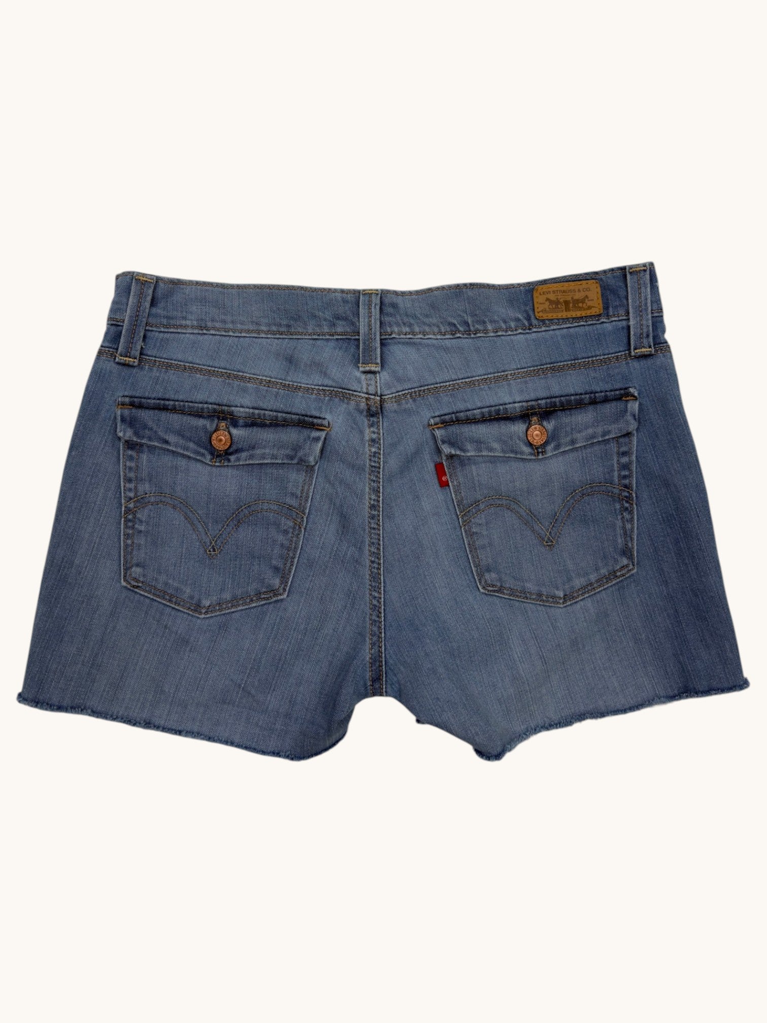 00s Levi's 544 Ultimate Lift Flare Cutoffs - 8