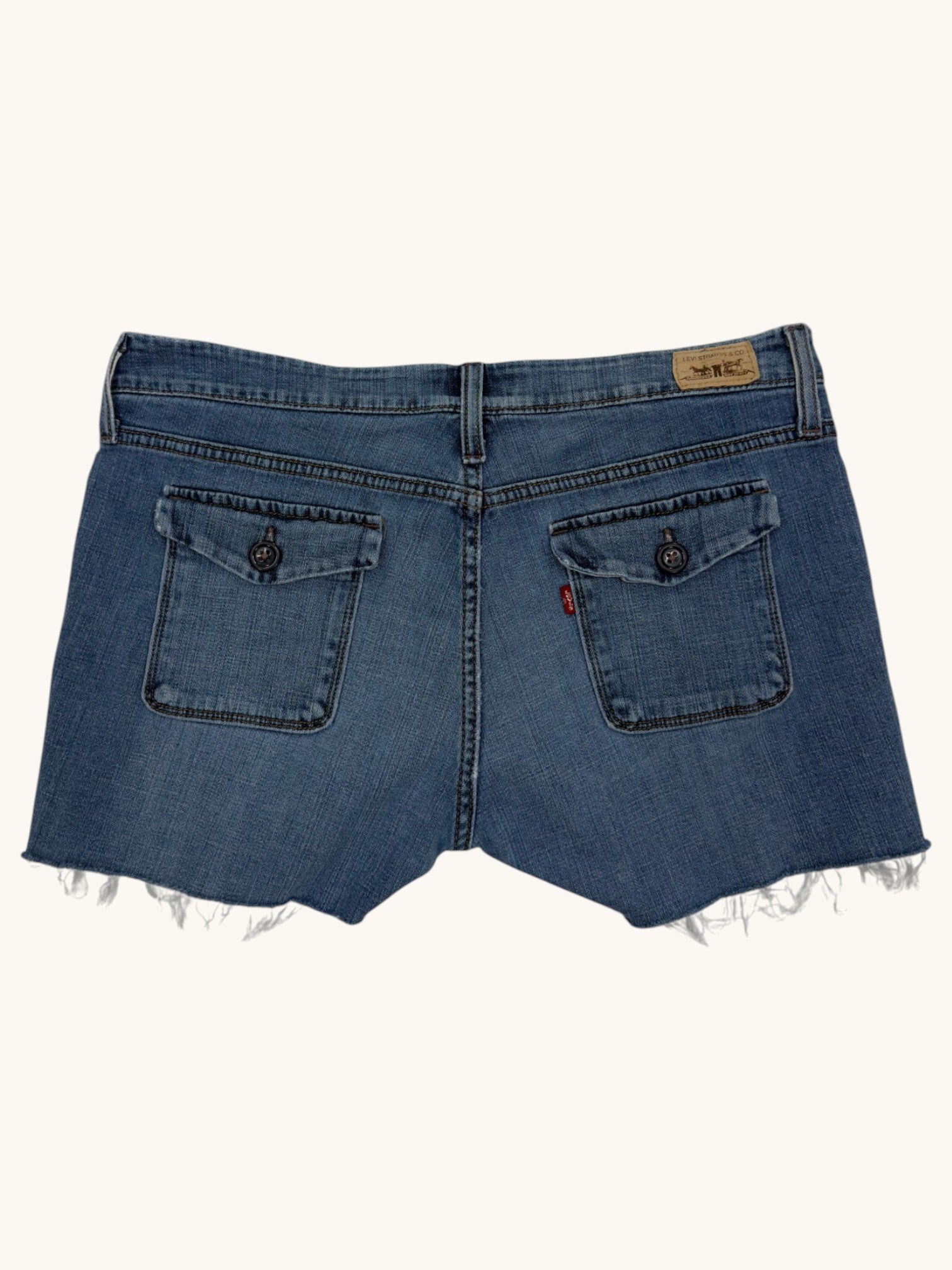 00s Levi's 545 Low Bootcut Cutoffs - 8