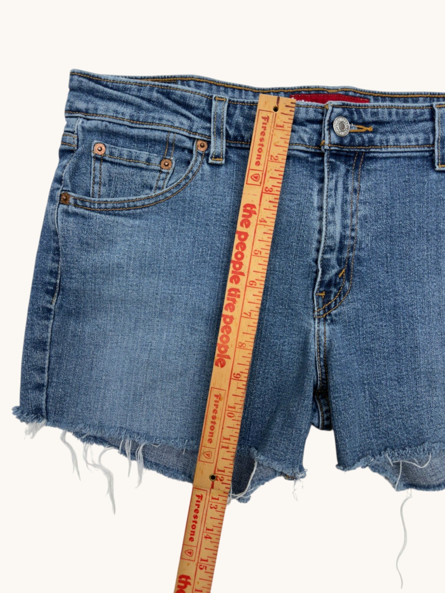 00s Levi's 518 Superlow Stretch Cutoffs - 13