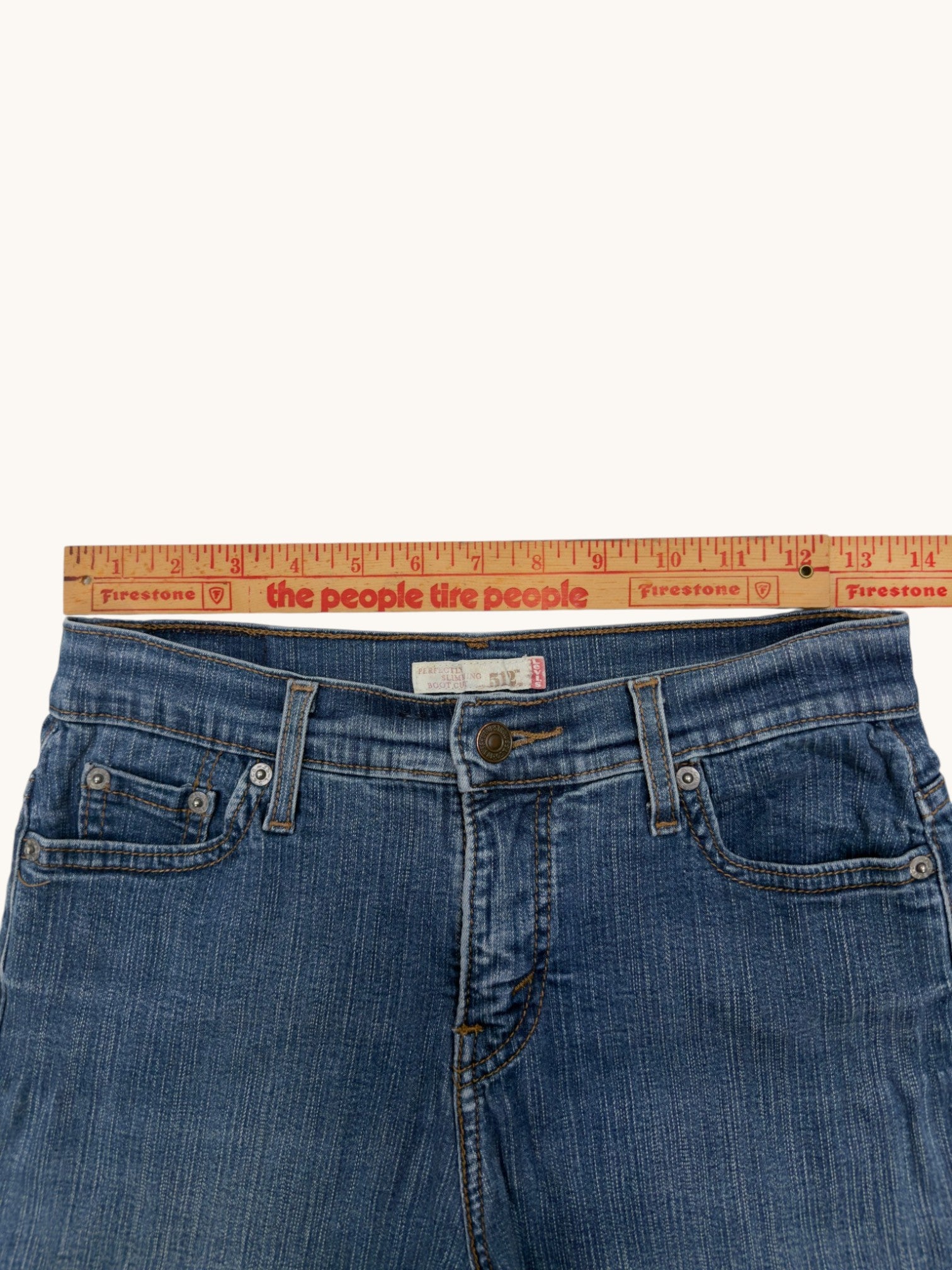 00s Levi's 512 Pefectly Slimming Bootcut Cutoffs - 6