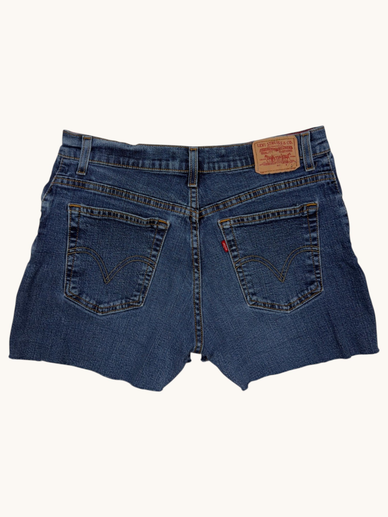 00s Levi's 550 Classic Relaxed Bootcut Cutoffs - 10