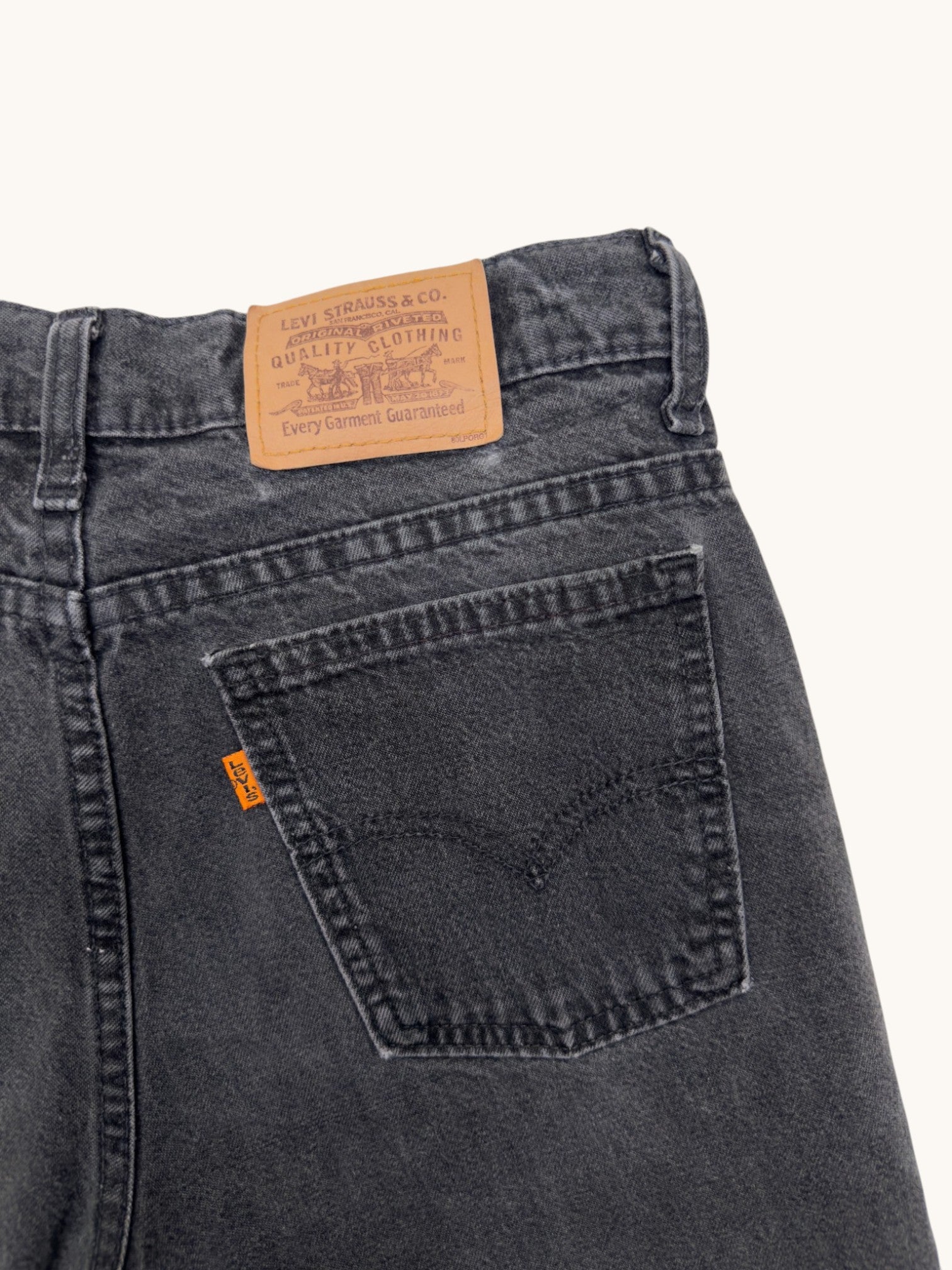 00s Levi's Orange Tab Denim Cutoffs - 27
