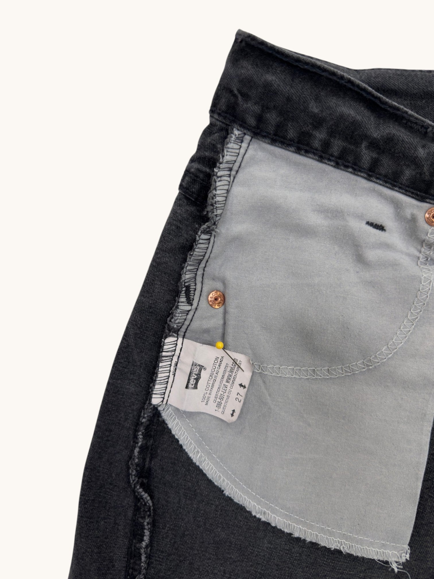 00s Levi's Orange Tab Denim Cutoffs - 27