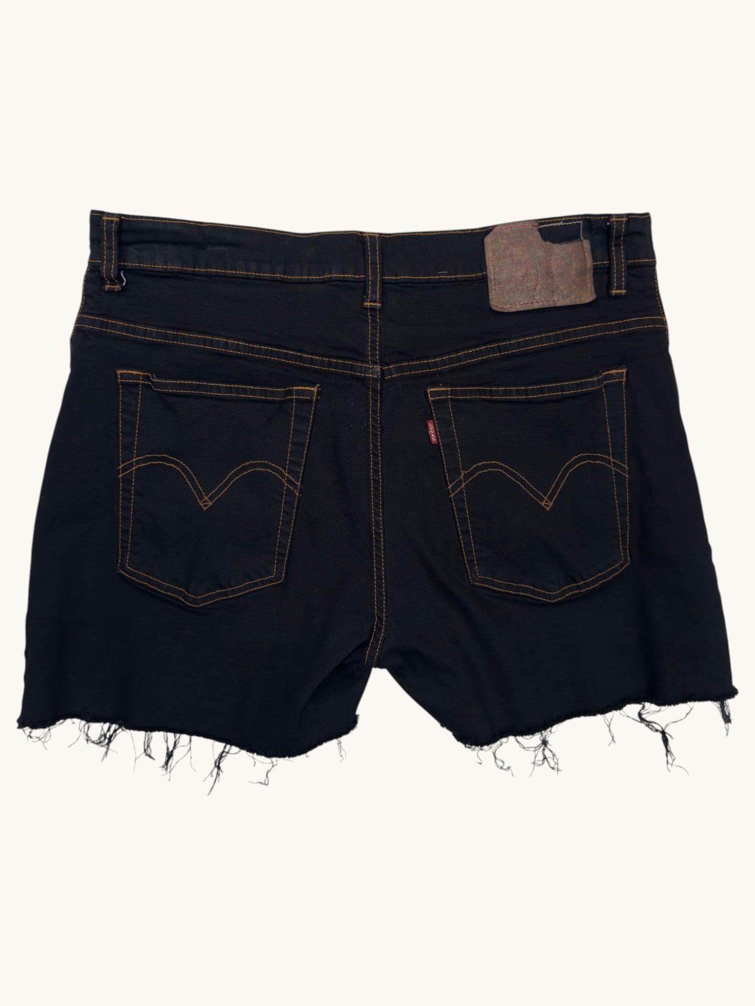 00s Levi's Black Cutoffs - 14