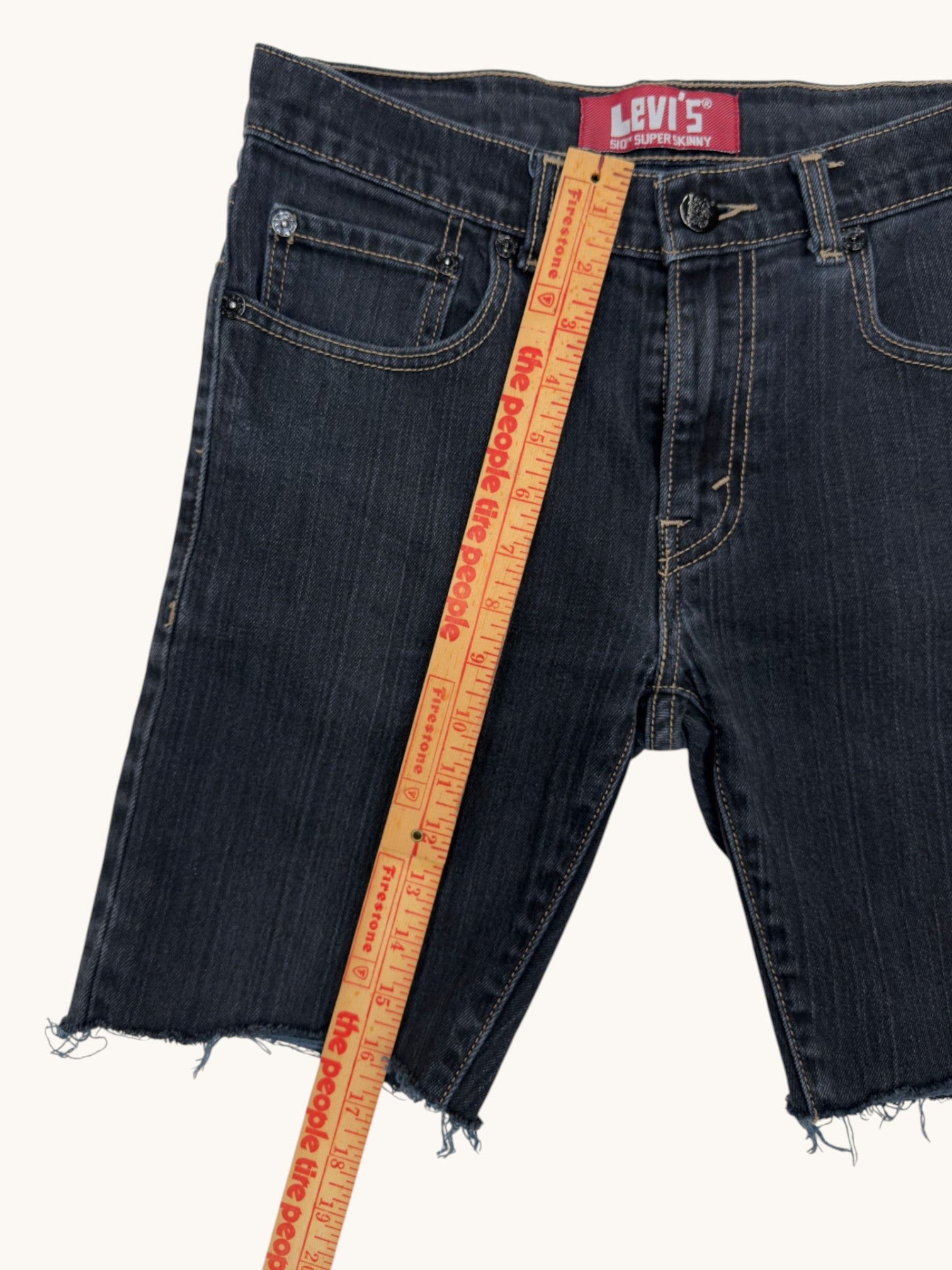 00s Levi's 510 Super Skinny Cutoffs - 29