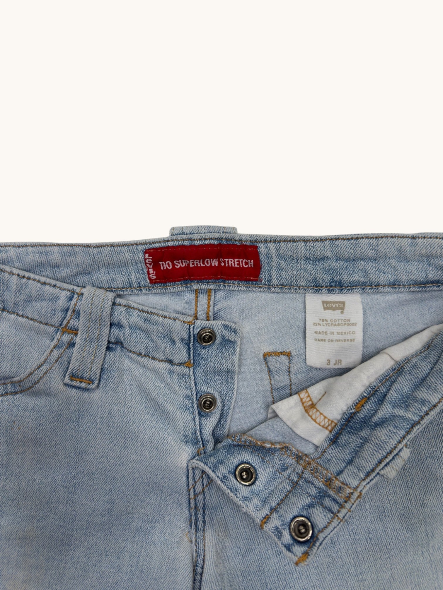 00s Levi's Too Superlow Denim Shorts - 3