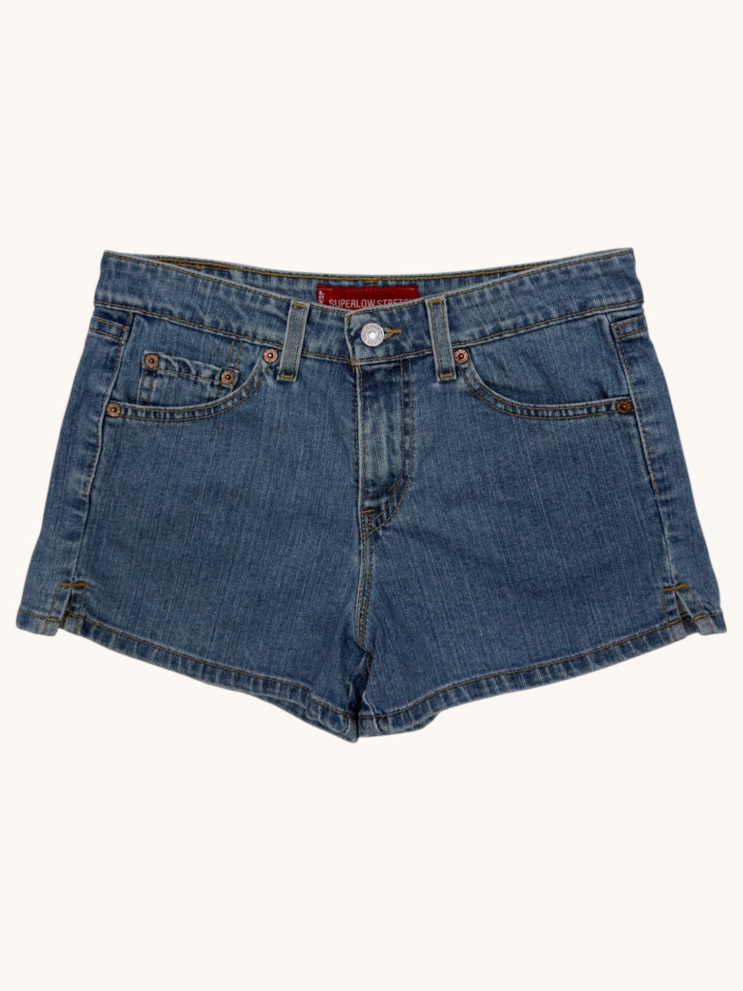 00s Levi's Superlow Denim Shorts - 5