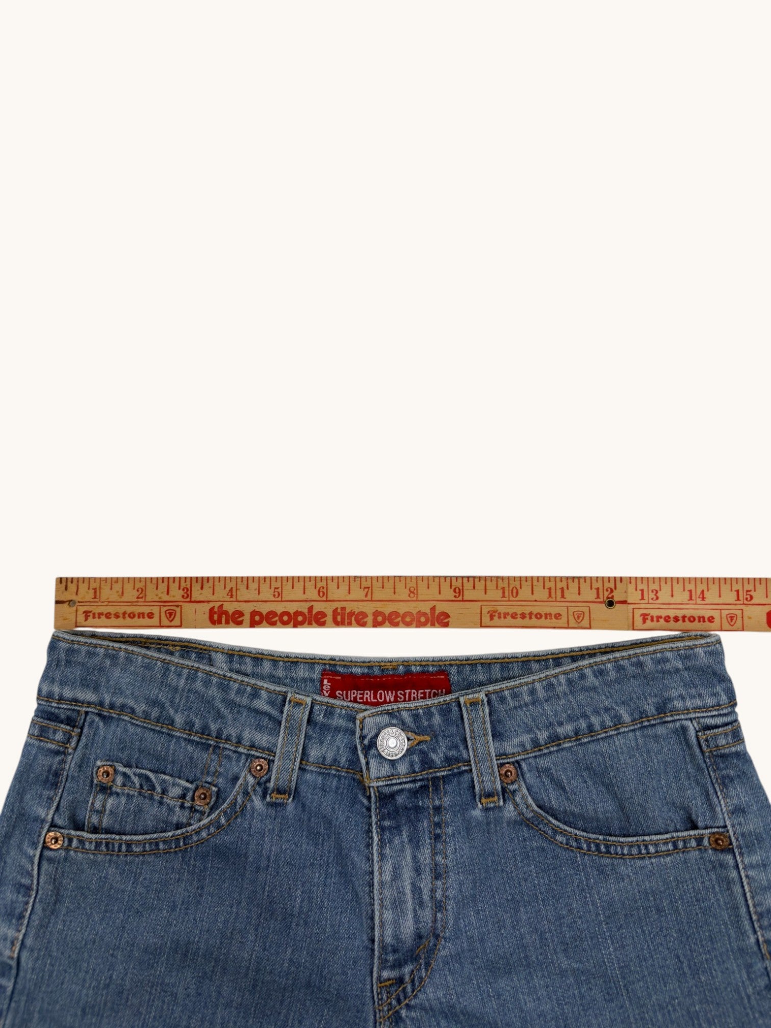 00s Levi's Superlow Denim Shorts - 5