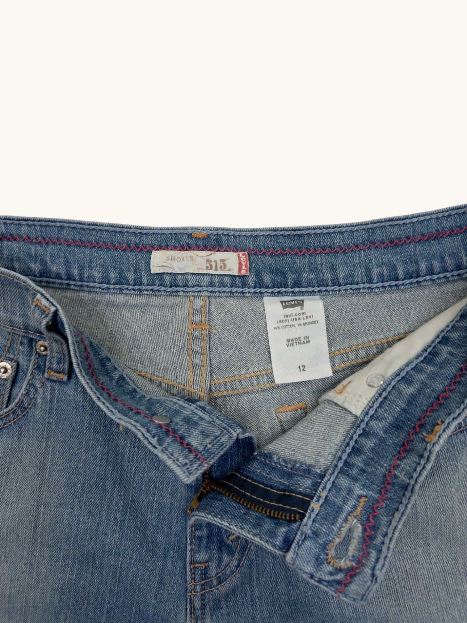 00s Levi's 515 Denim Shorts - 12