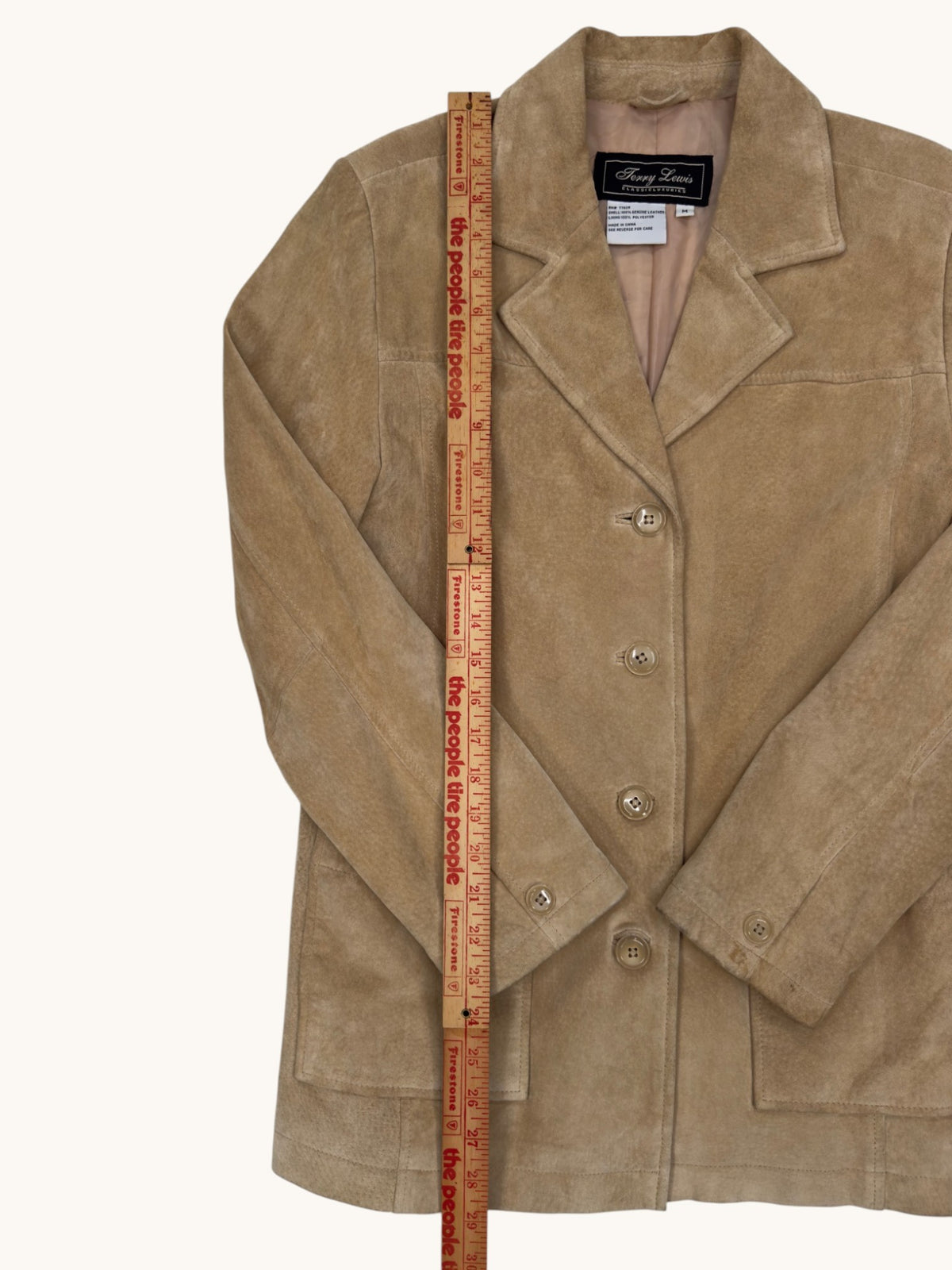 90s Terry Lewis Leather Jacket - M