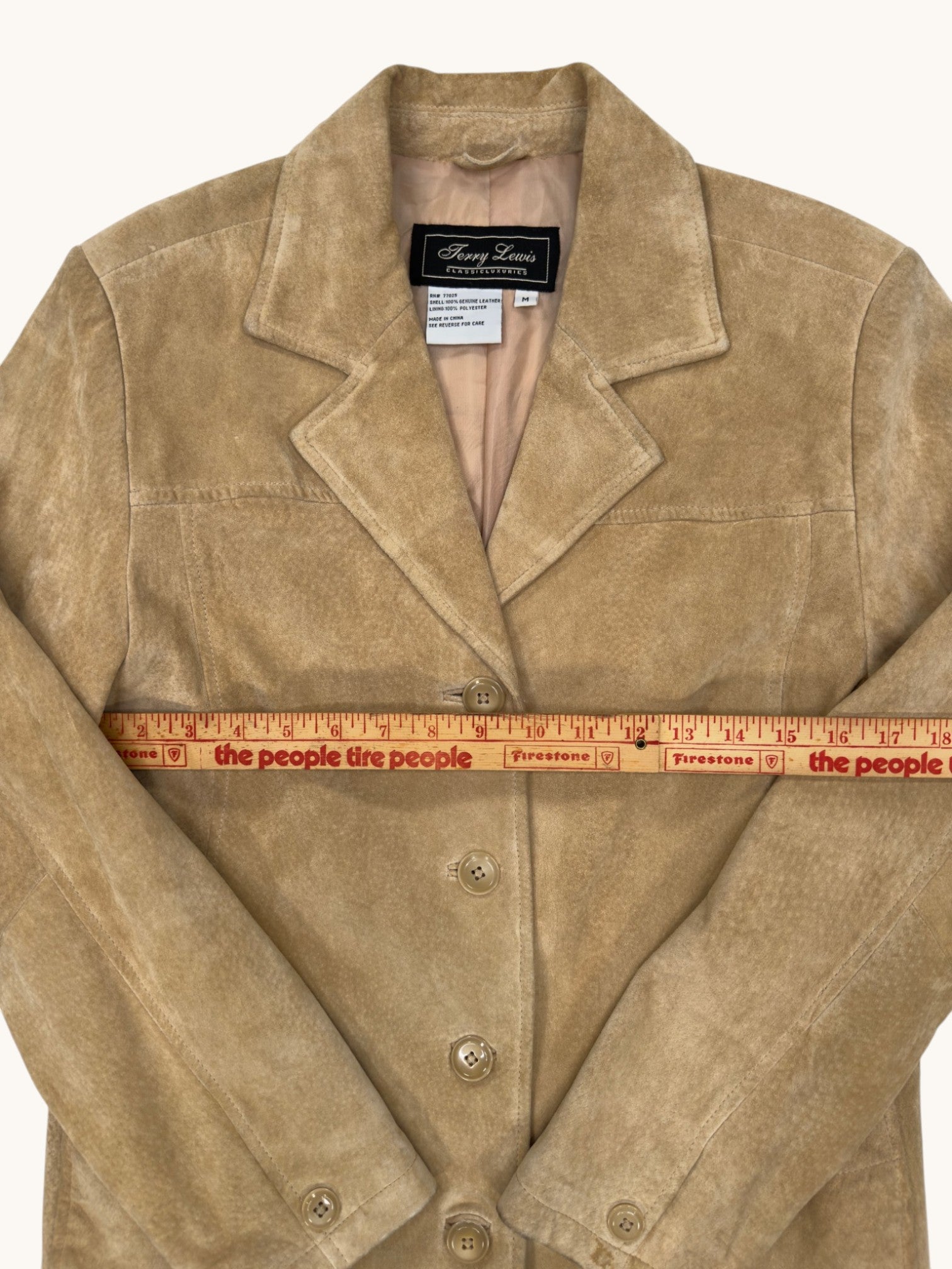 90s Terry Lewis Leather Jacket - M