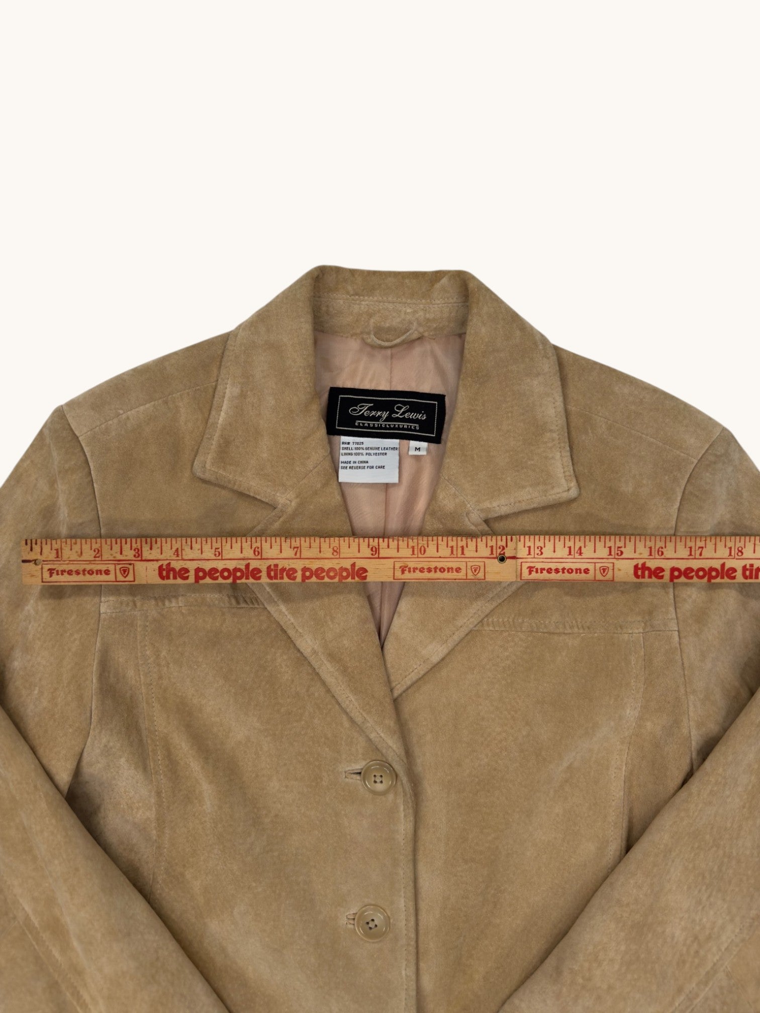 90s Terry Lewis Leather Jacket - M