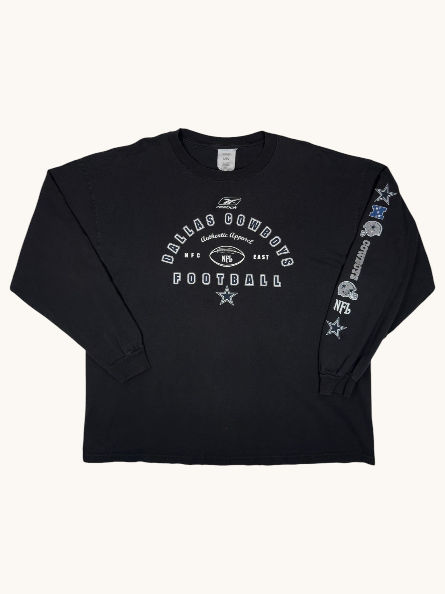 00s Reebok Cowboys Tee - L