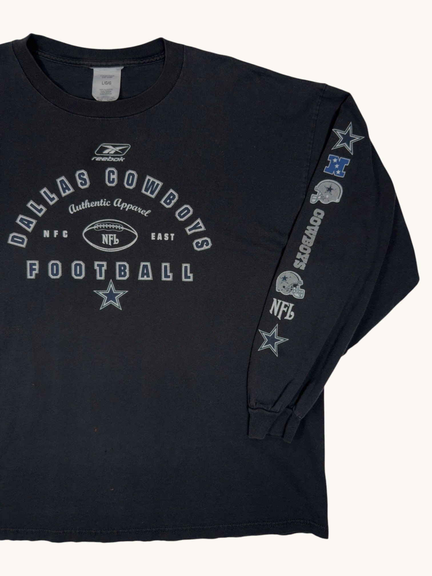 00s Reebok Cowboys Tee - L