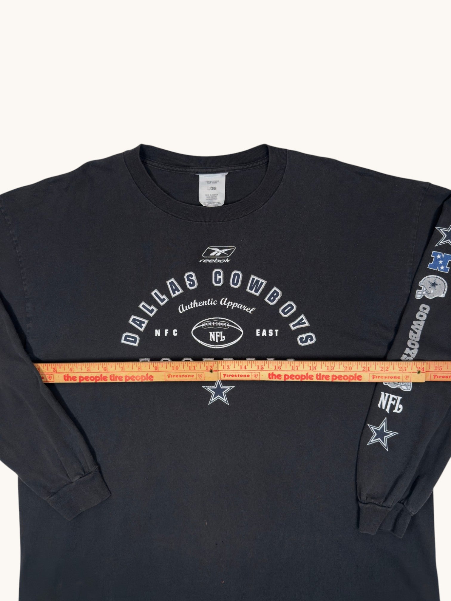 00s Reebok Cowboys Tee - L