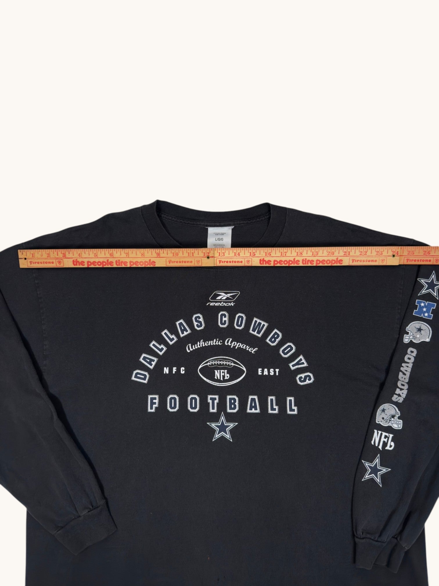 00s Reebok Cowboys Tee - L