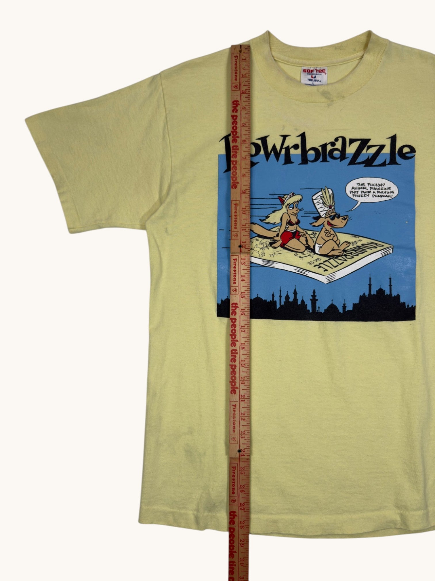 80s Sof Tee Rowrbrazzle Tee - L