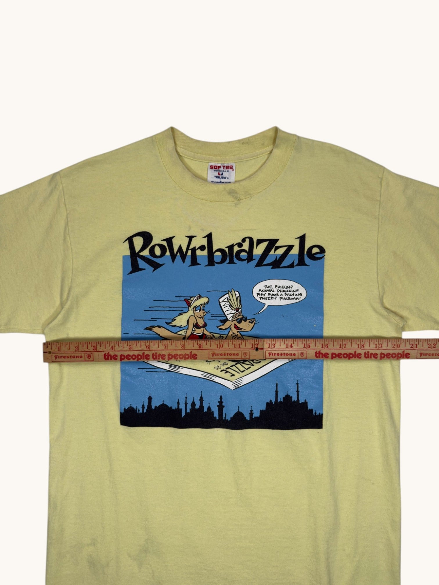 80s Sof Tee Rowrbrazzle Tee - L