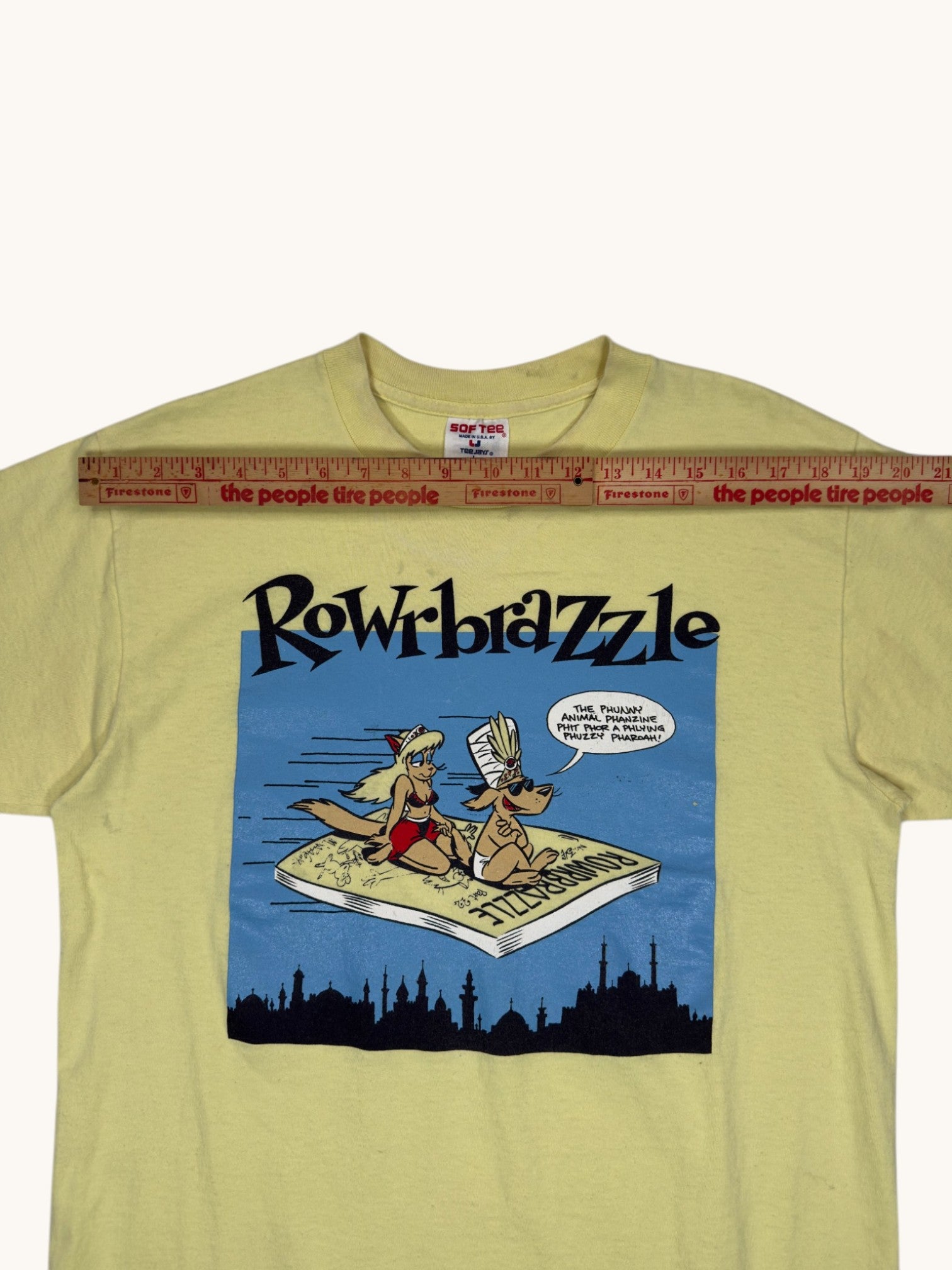 80s Sof Tee Rowrbrazzle Tee - L