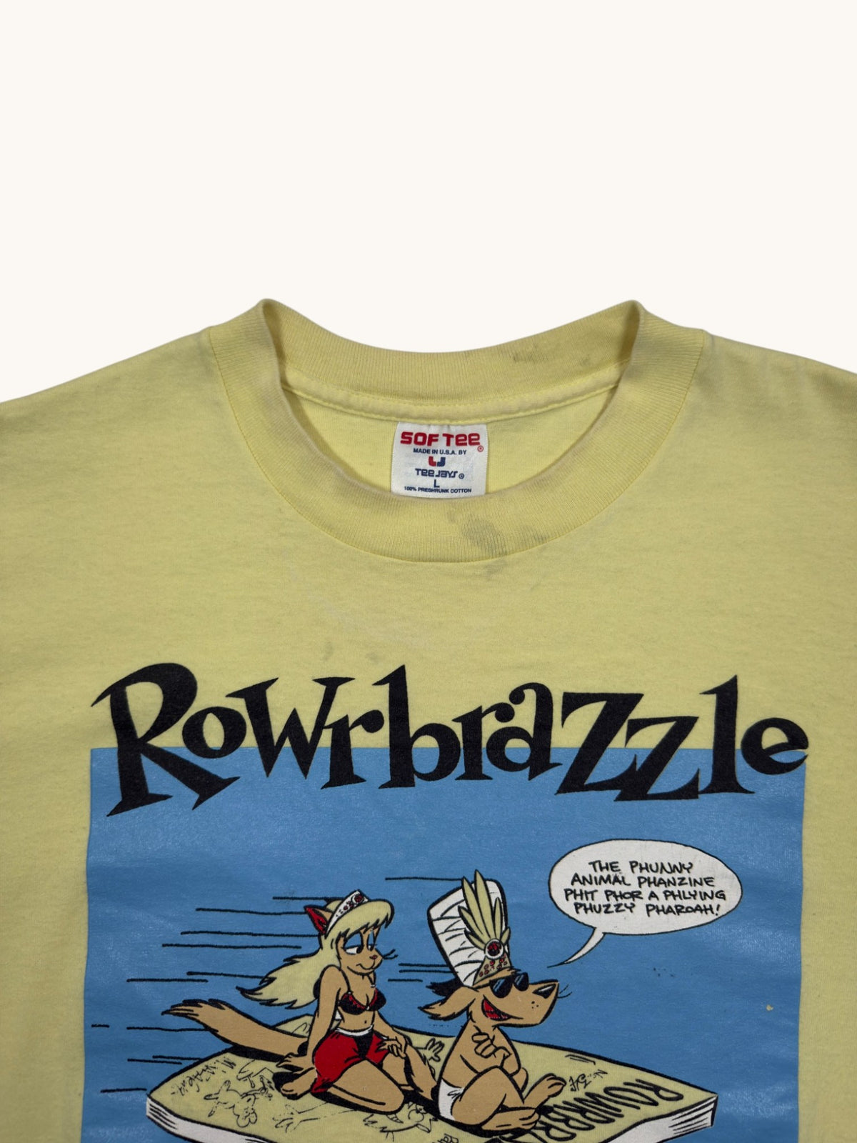 80s Sof Tee Rowrbrazzle Tee - L